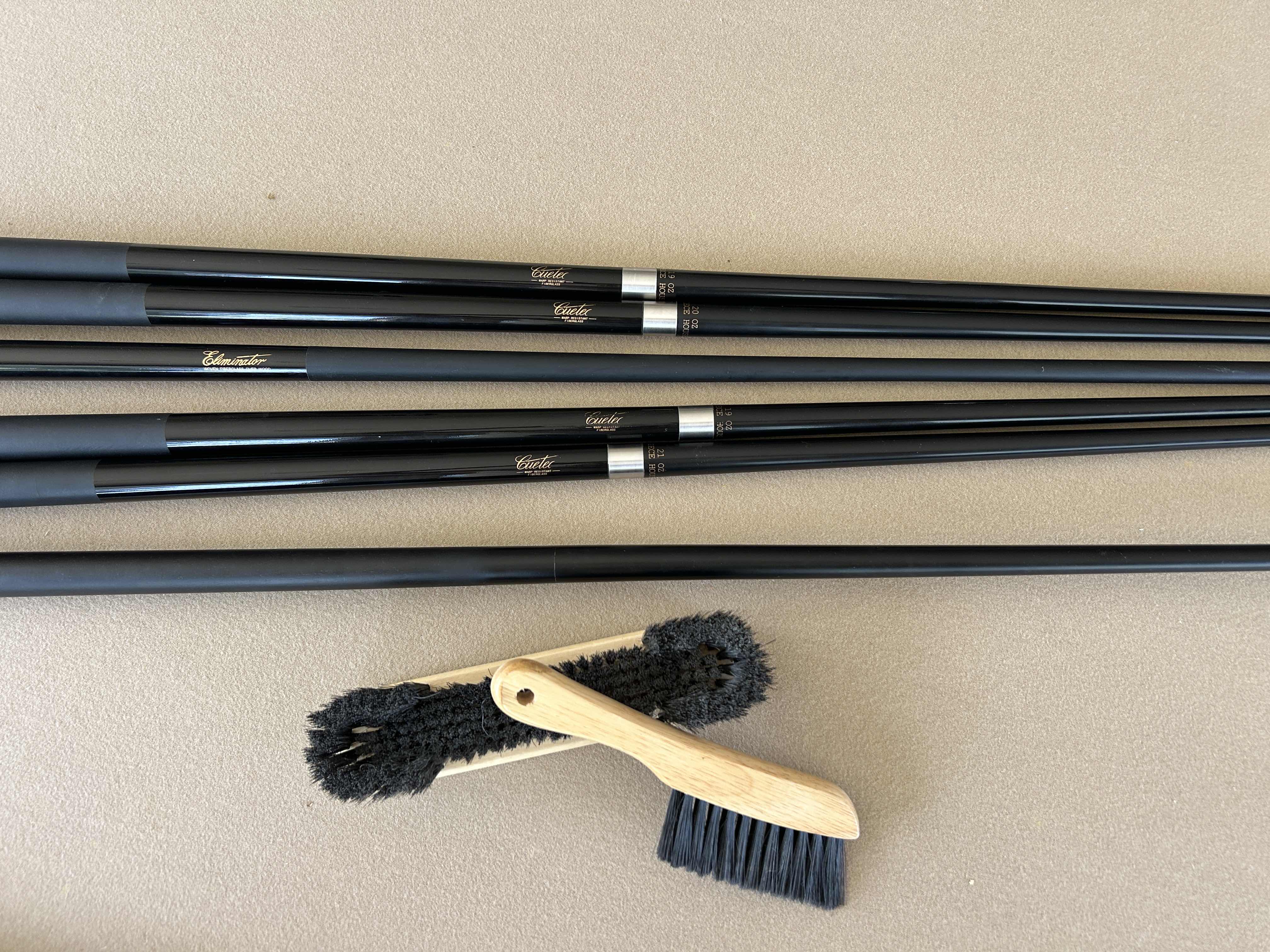 Photo 1 of POOL CUE  STICKS & POOL TABLE ACCESSORIES
