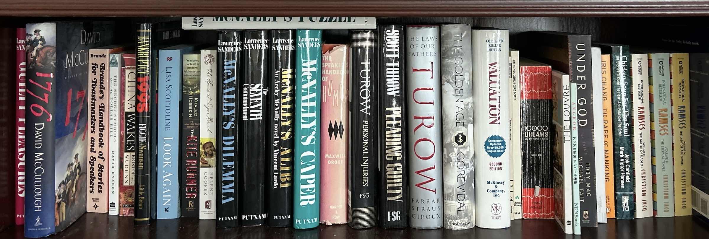 Photo 1 of CONTENTS OF SHELF-BOOKS, VARIOUS AUTHORS & TITLES