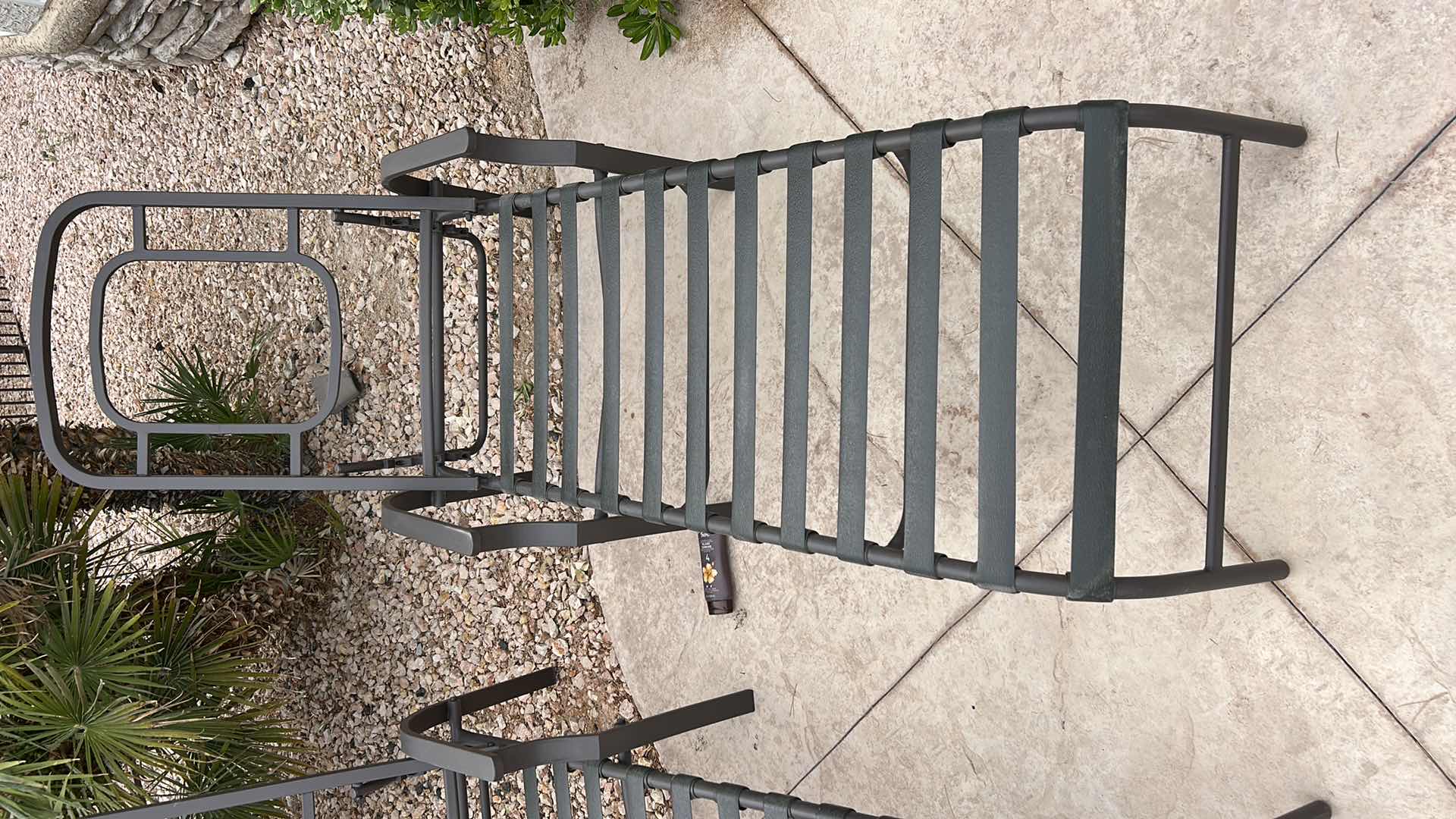 Photo 1 of METAL OUTDOOR RECLINER