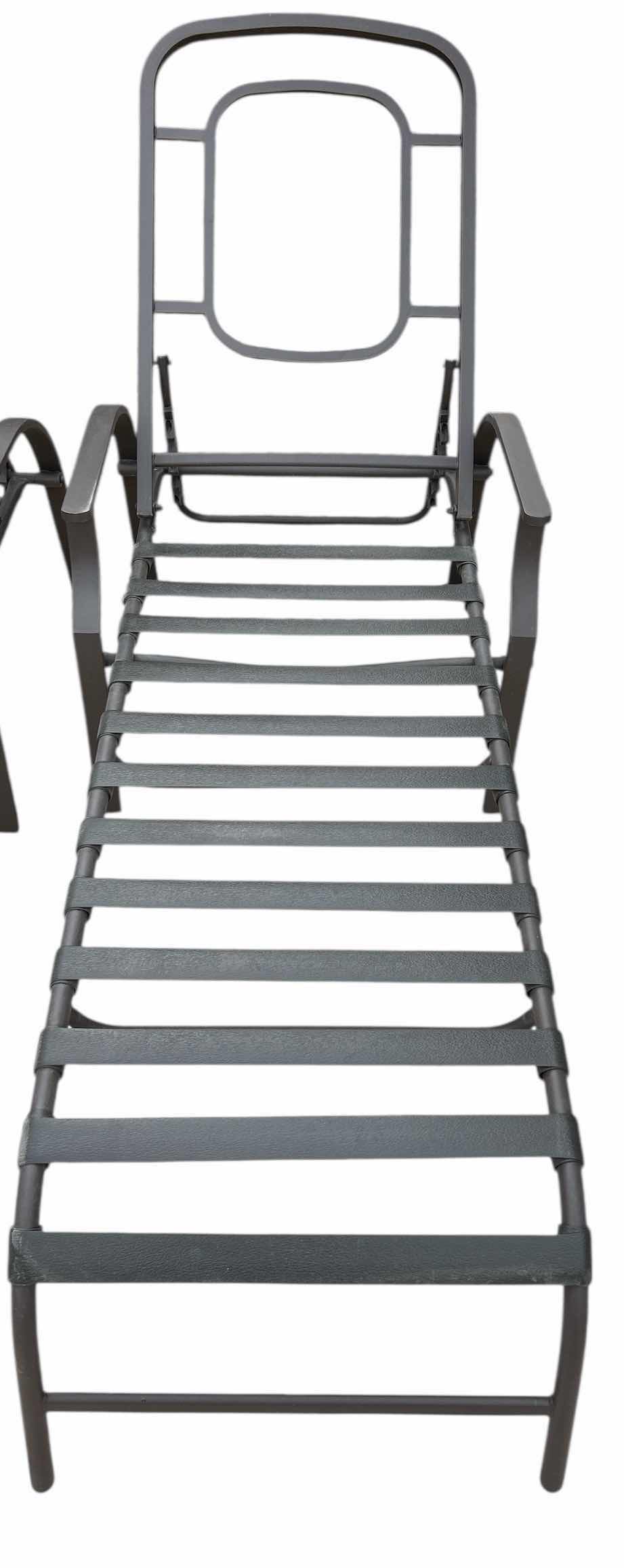 Photo 1 of GREY ALUMINUM OUTDOOR CHAISE LOUNGE FRAME