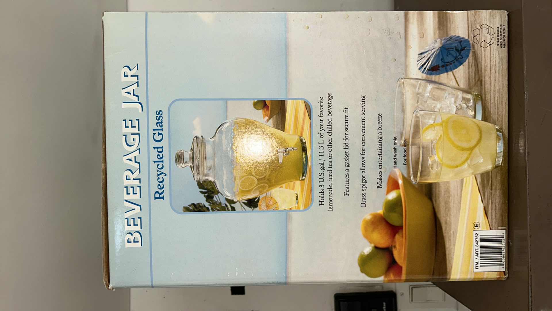 Photo 1 of BEVERAGE JAR