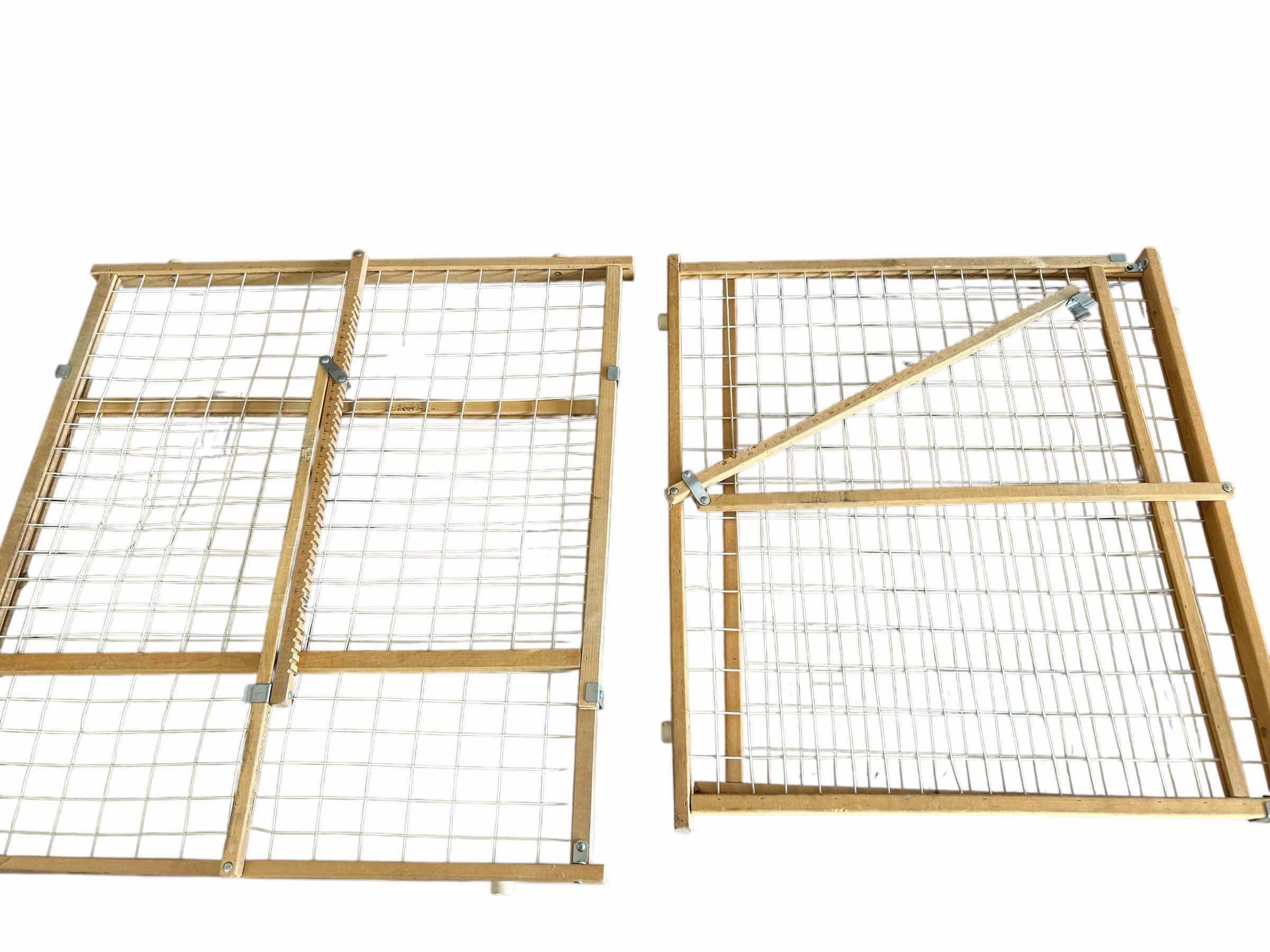 Photo 1 of 2-WOOD & WIRE MESH SAFETY PET/BABY GATES
