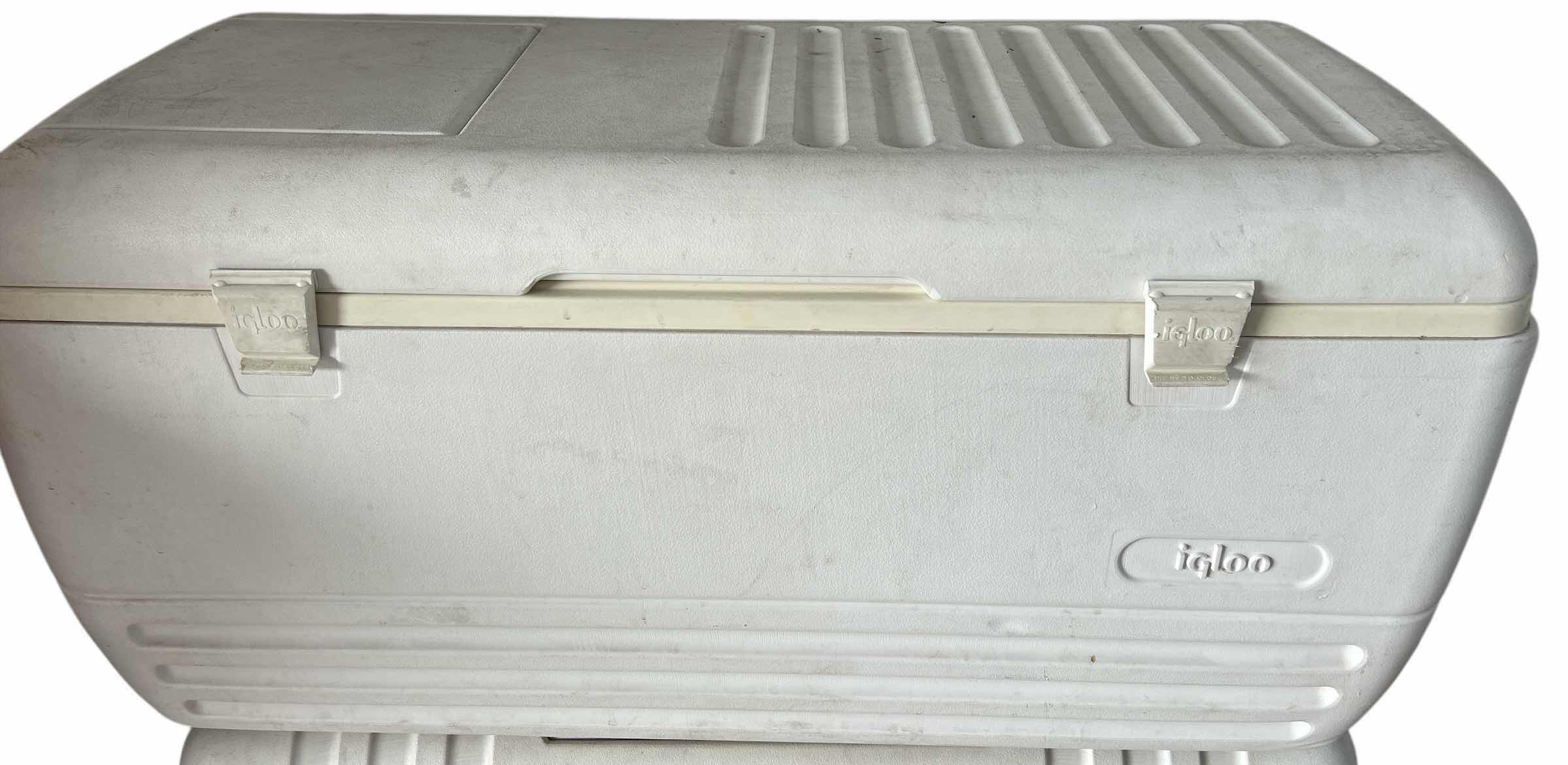 Photo 1 of WHITE IGLOO 120 QT QUICK & COOL POLAR ICE CHEST COOLER 42" 17" H 20"