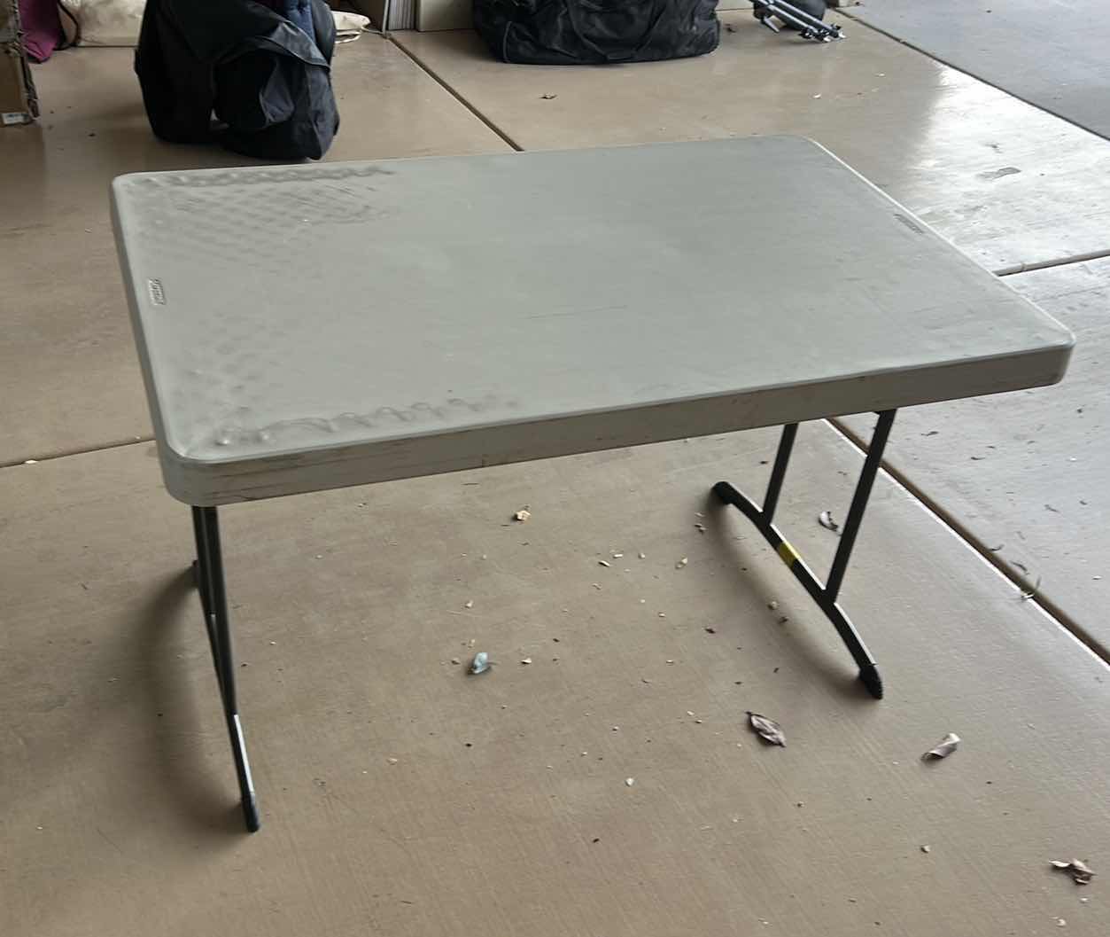 Photo 1 of LIFETIME FOLDABLE TABLE 30” X 48” H30”