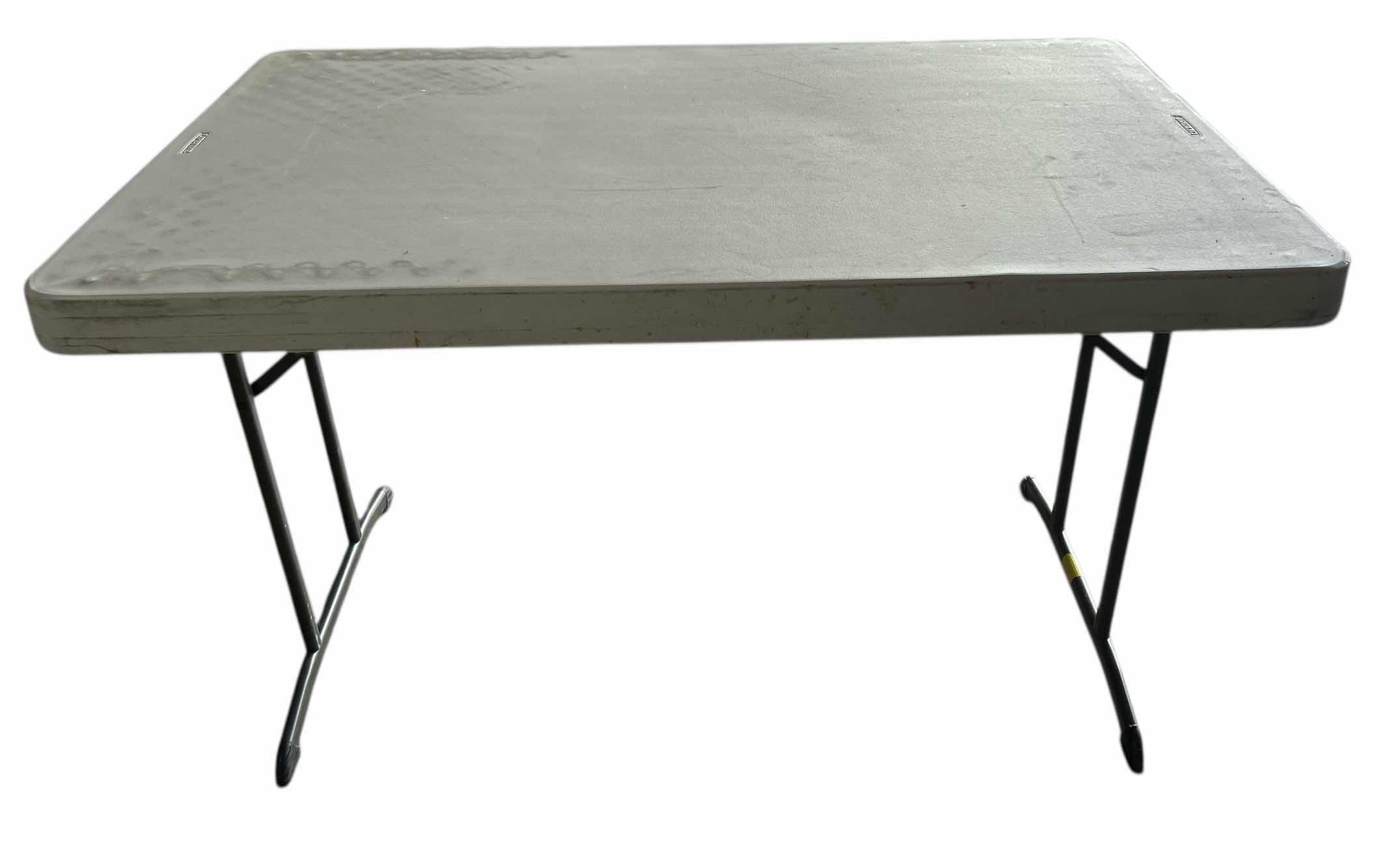 Photo 1 of LIFETIME FOLDABLE TABLE 30” X 48” H30”