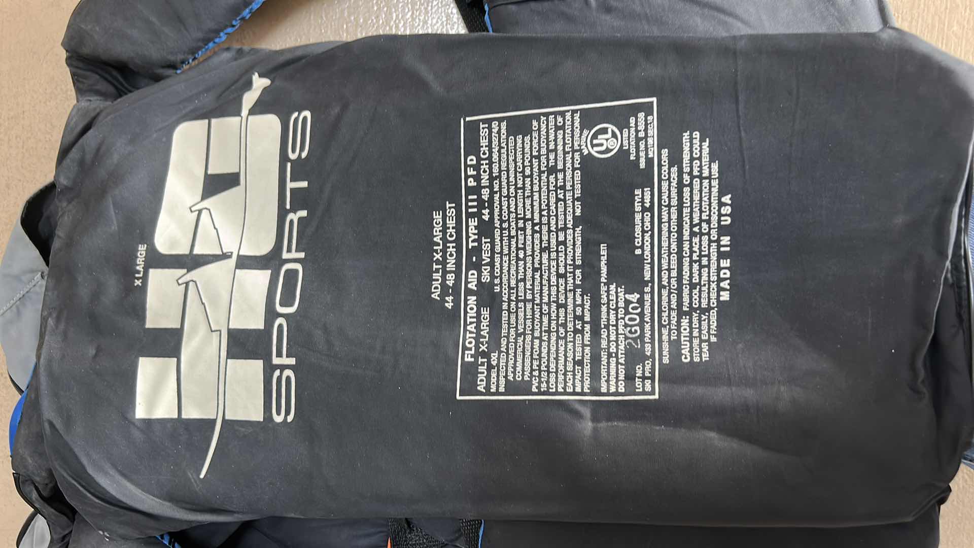 Photo 1 of 2 ADULT LIFE VESTS