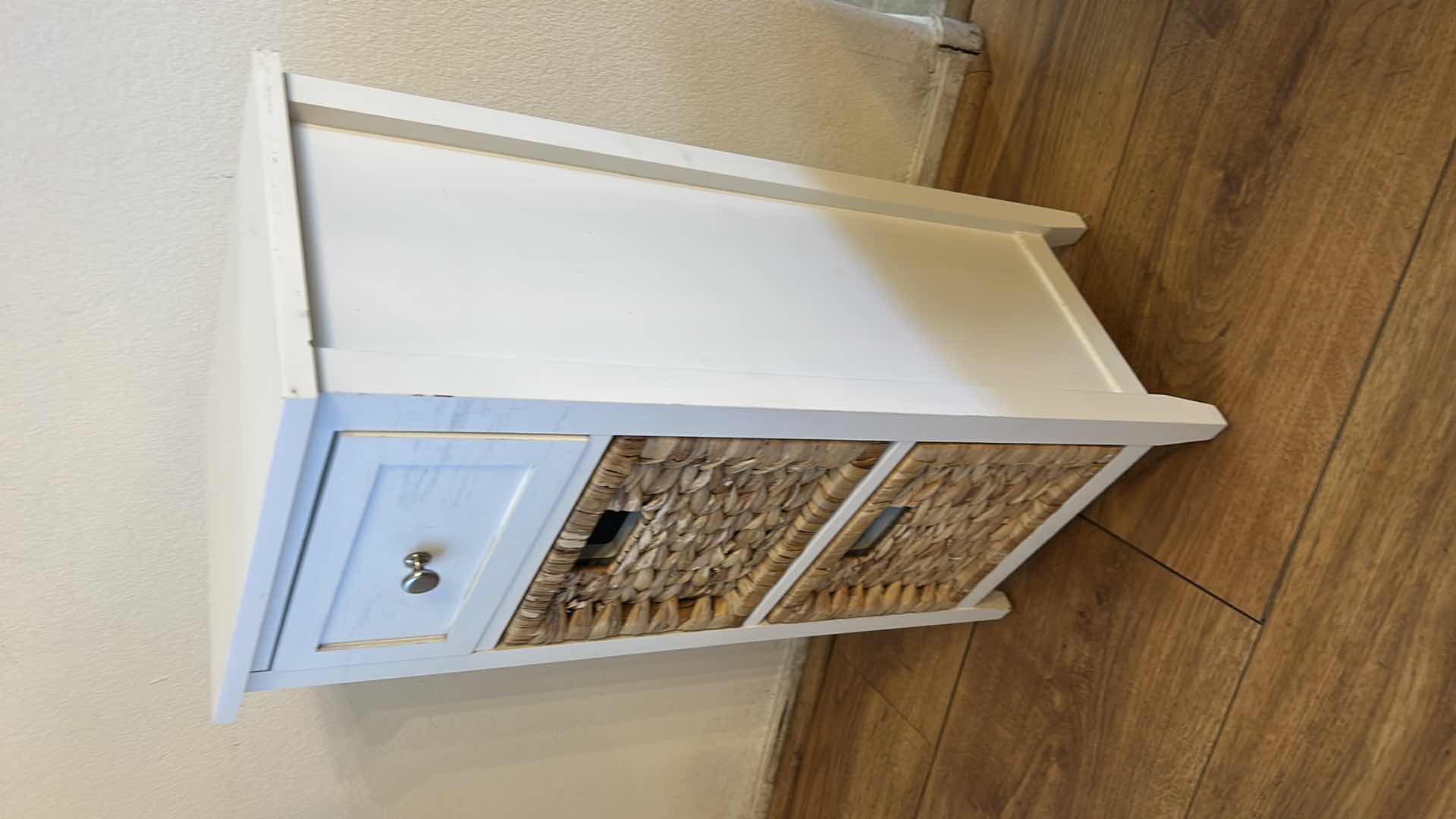 Photo 1 of SMALL WHITE 3 DRAWER CABINET 14 by 11” x H29 1/2