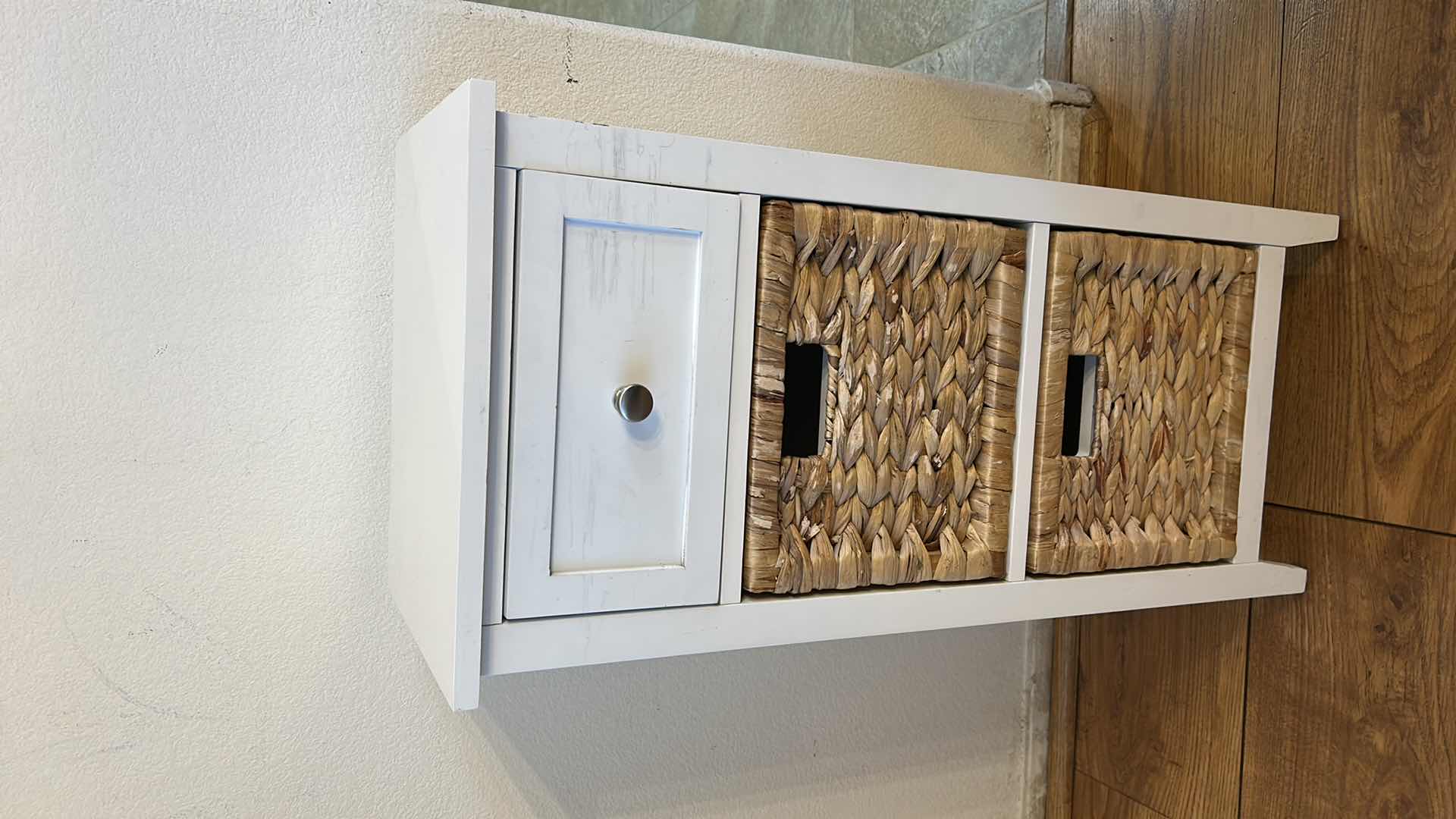 Photo 1 of SMALL WHITE 3 DRAWER CABINET 14 by 11” x H29 1/2