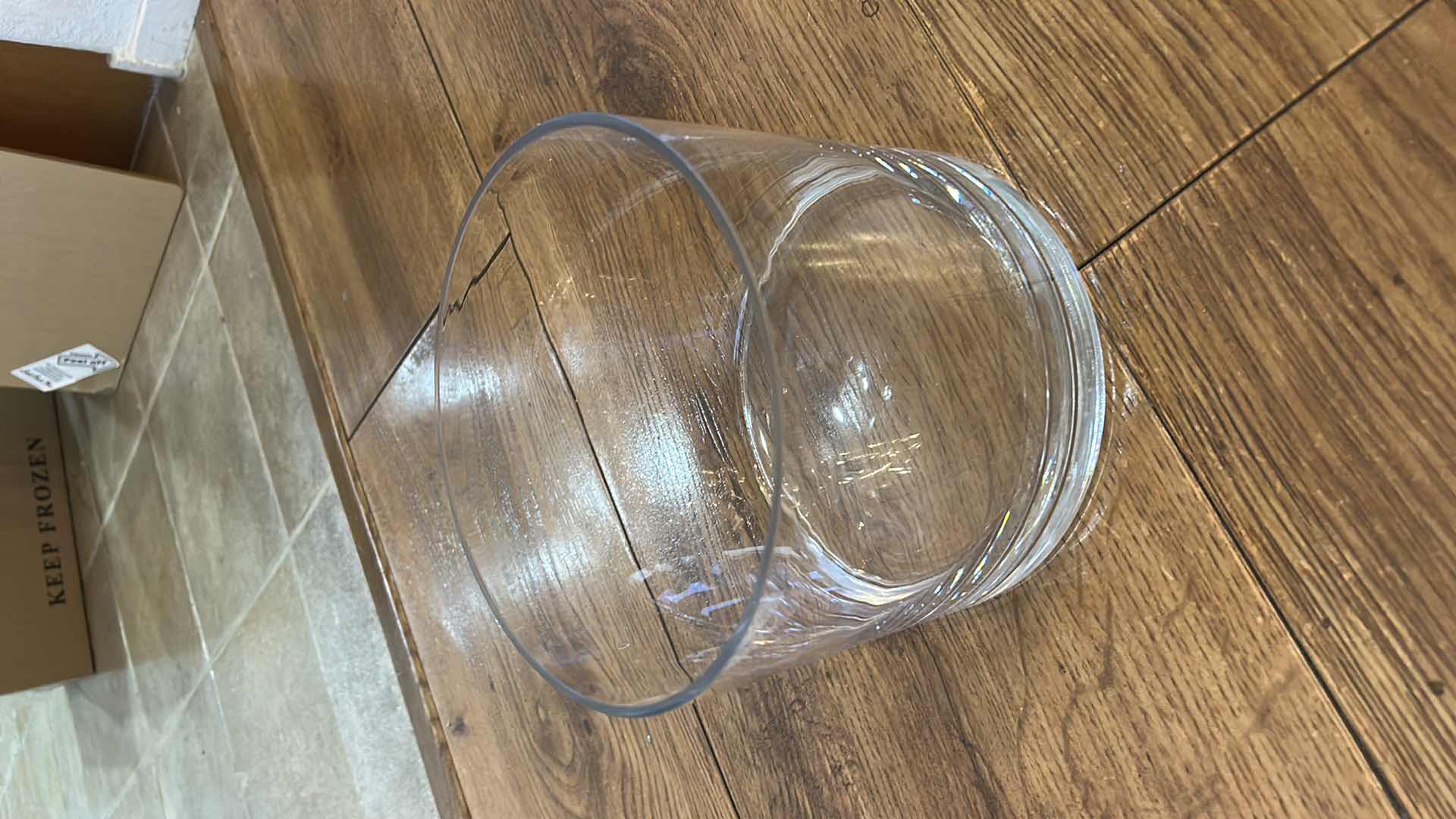 Photo 1 of 3 GLASS VASES ( LARGEST H 14.5”