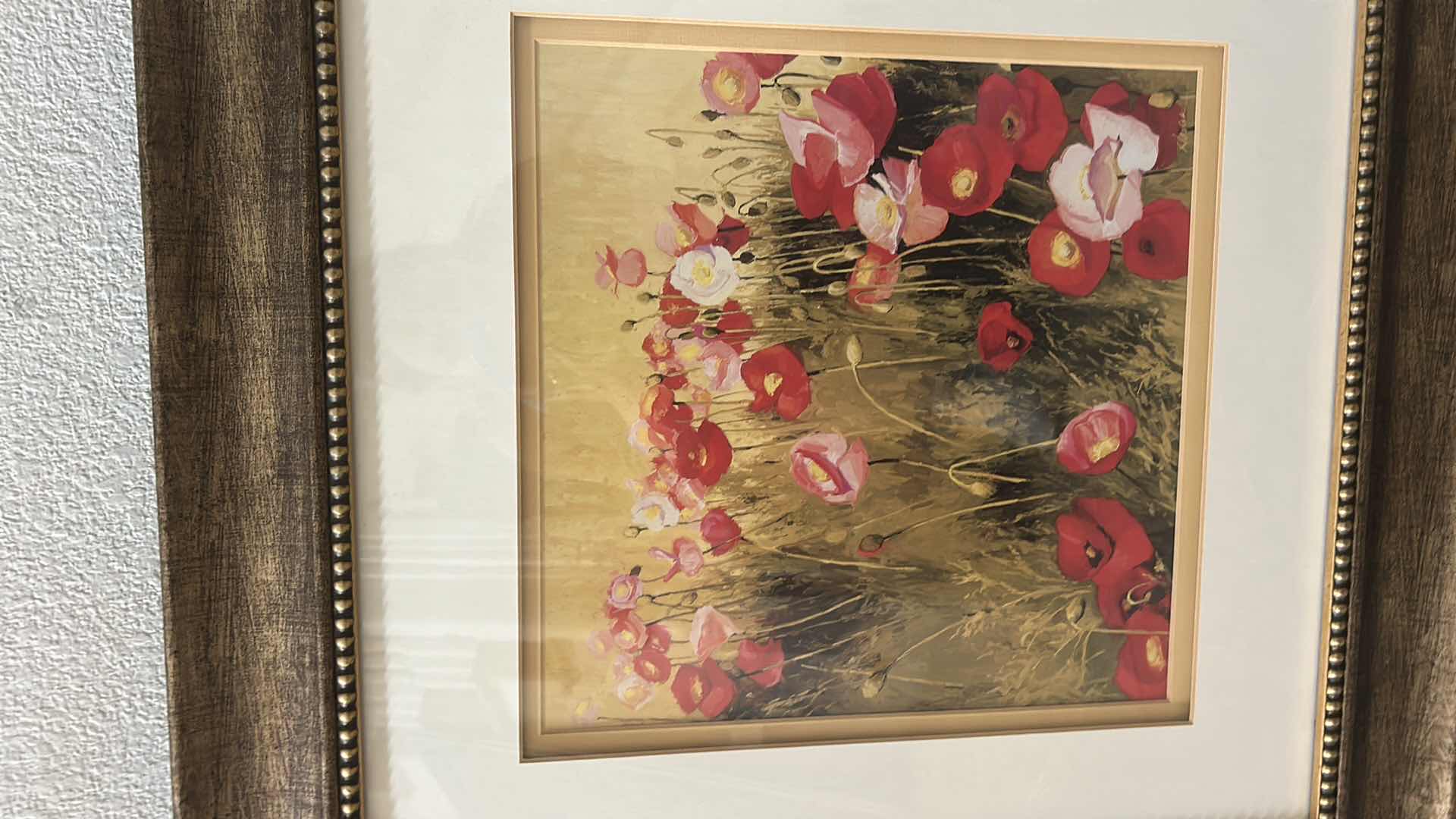 Photo 1 of FRAMED POPPY ARTWORK 23 1/4” x H23 1/4”