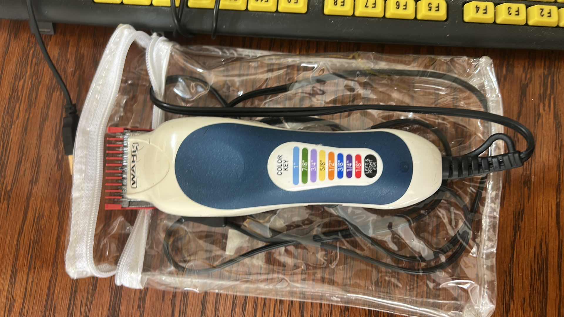 Photo 1 of HOUSEHOLD ITEMS- KEYBOARD, WAHL TRIMMER, PUMP, 3 CHANNEL WIRELESS INTERCOM