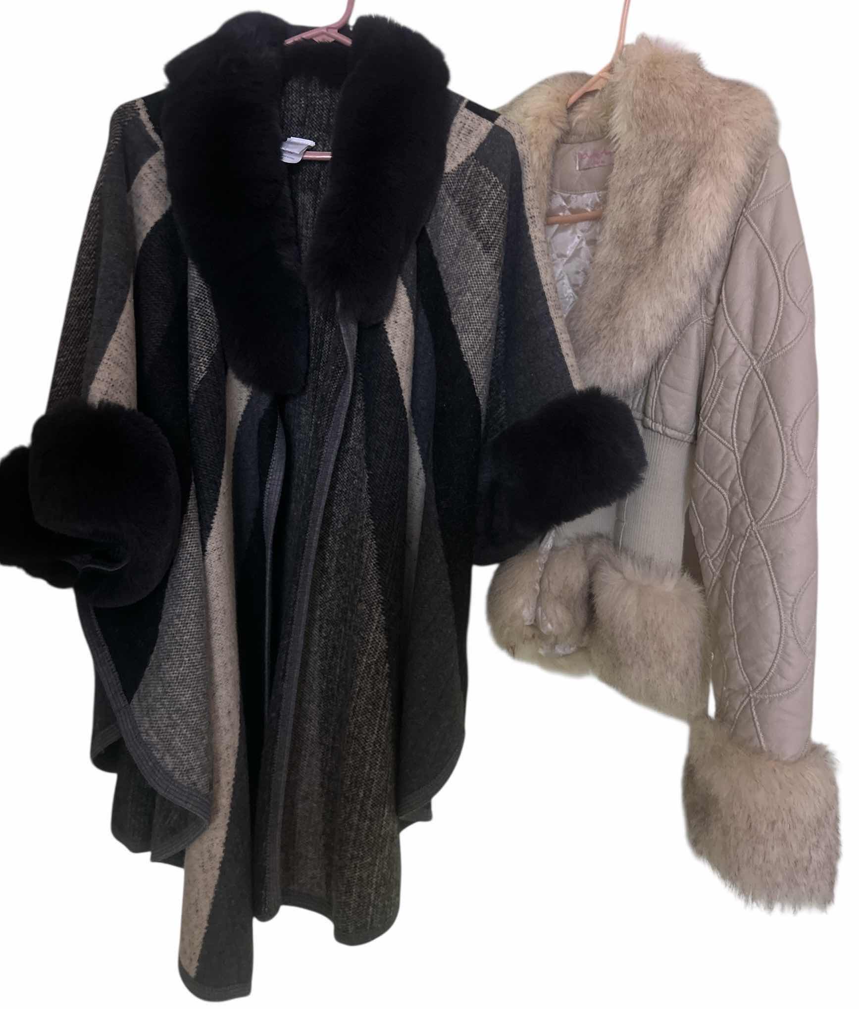 Photo 1 of WOMENSWEAR- IVORY JACKET SIZE MED AND SHAWL SIZE L/XL