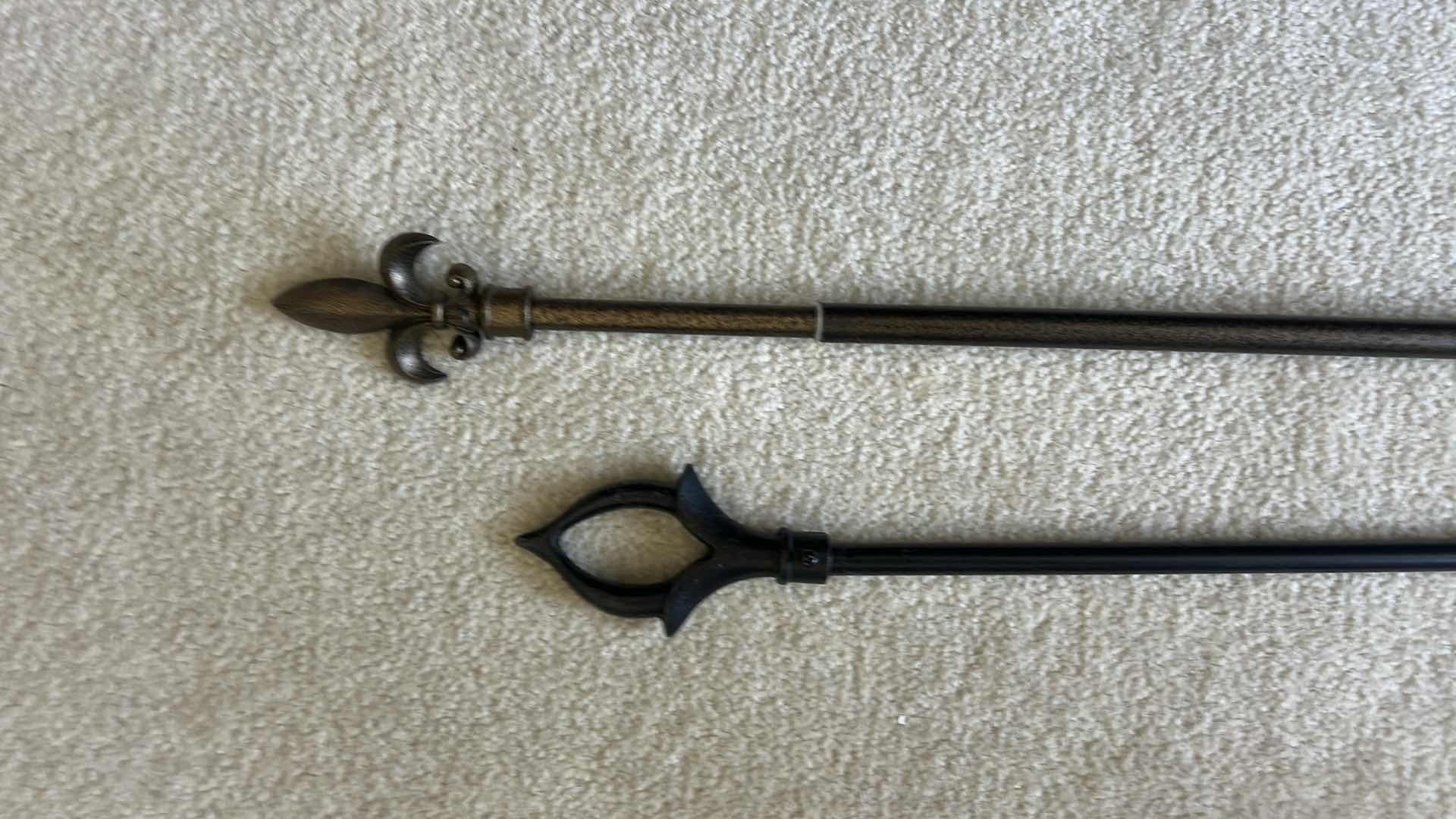 Photo 1 of 2 METAL CURTAIN EXPANDABLE  RODS 4’ to 6’