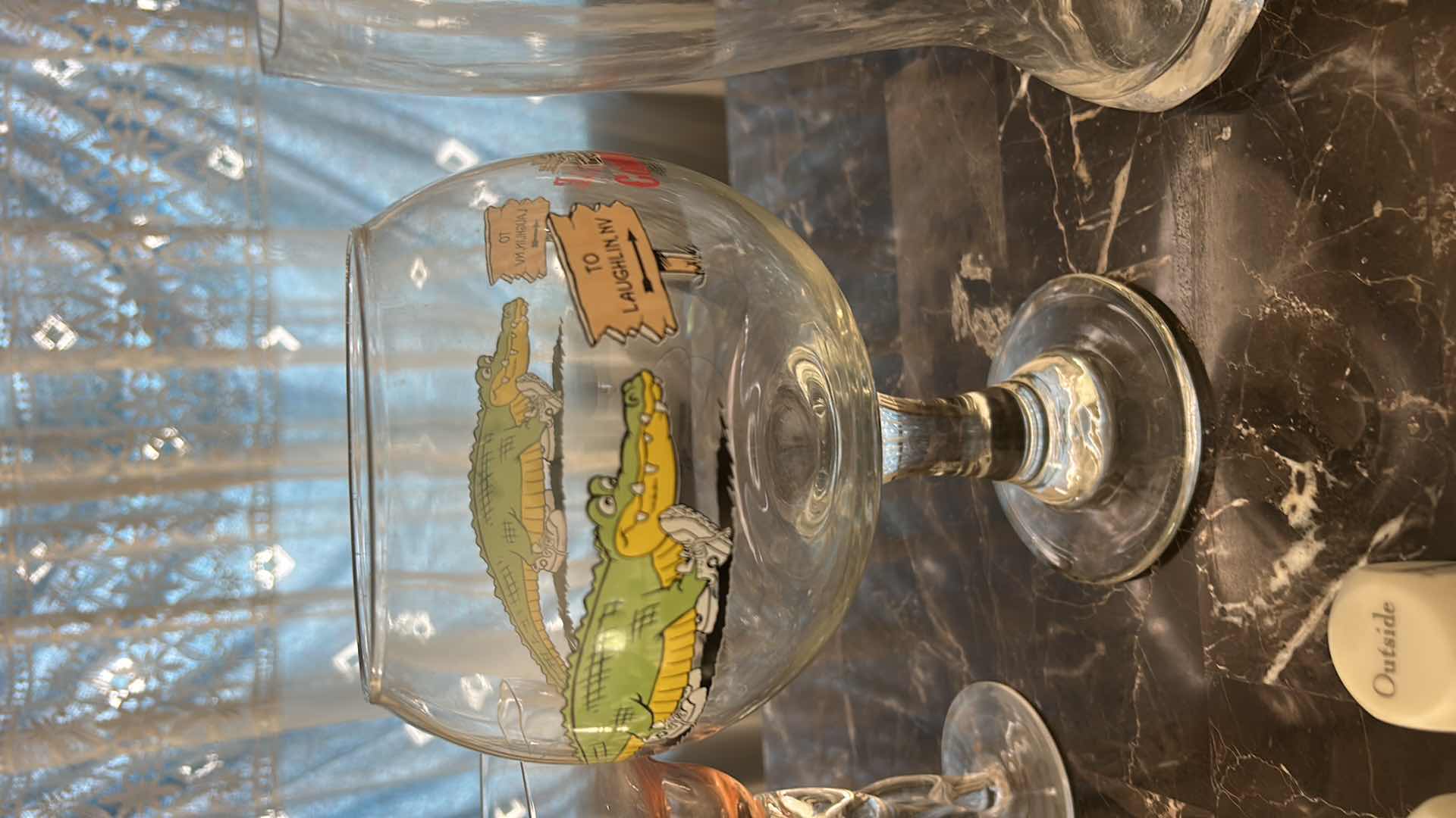 Photo 1 of COCKTAIL GLASSES, 3 VASES,  DICE GAME