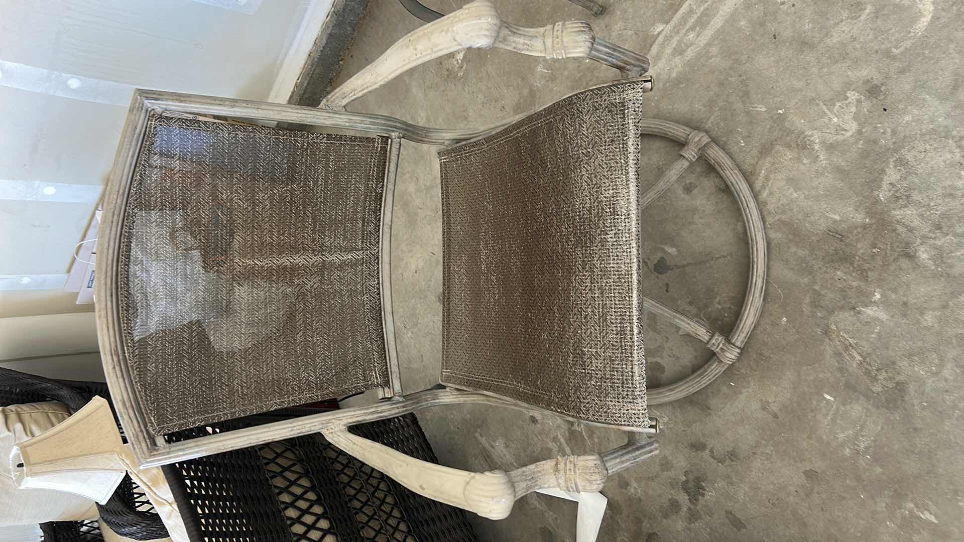 Photo 1 of OUTDOOR METAL SWIVEL CHAIR