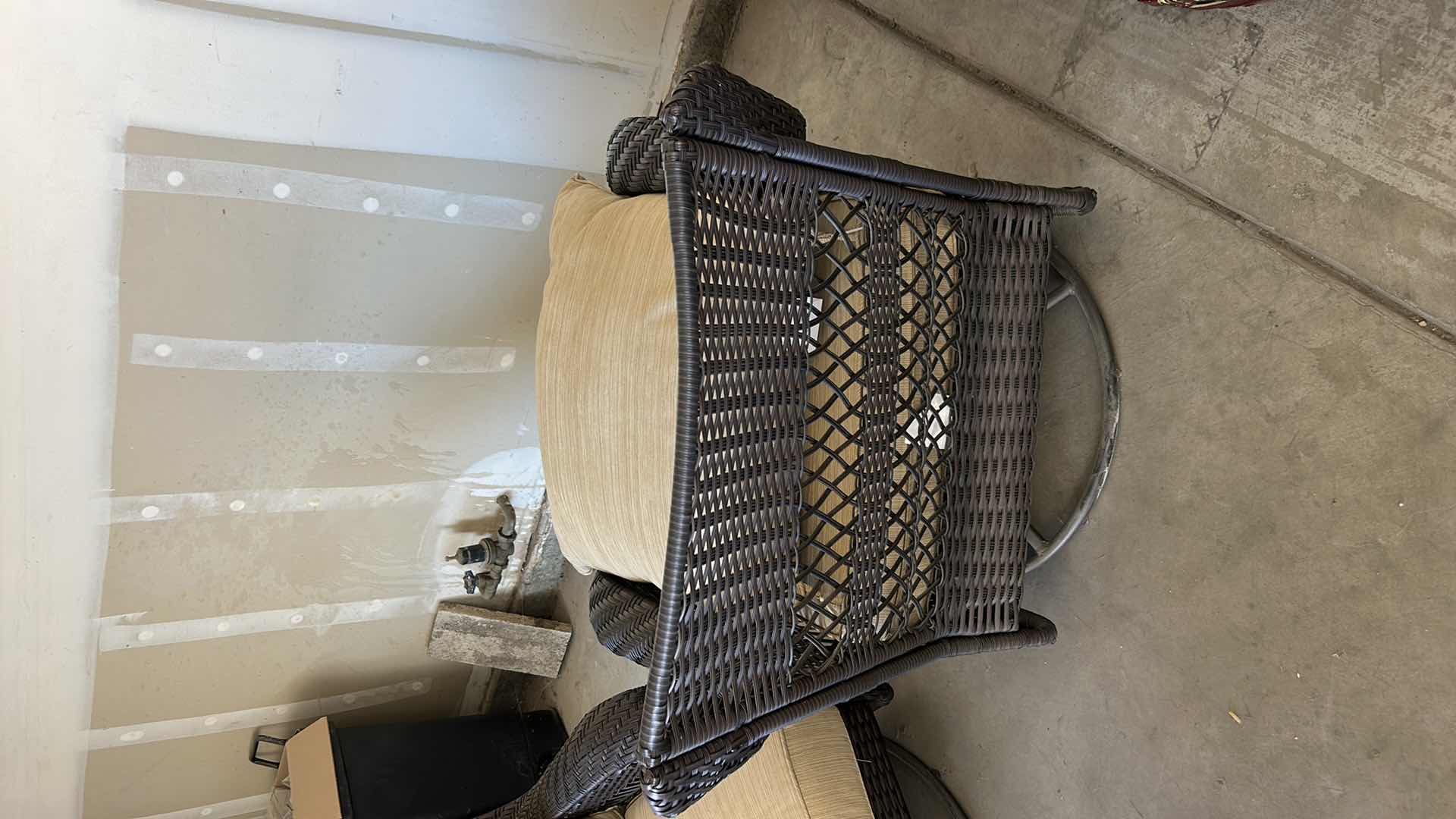 Photo 1 of OUTDOOR SWIVEL & ROCKING FAUX WICKER PATIO CHAIR 34” x 3 ‘ x H34 1/2”