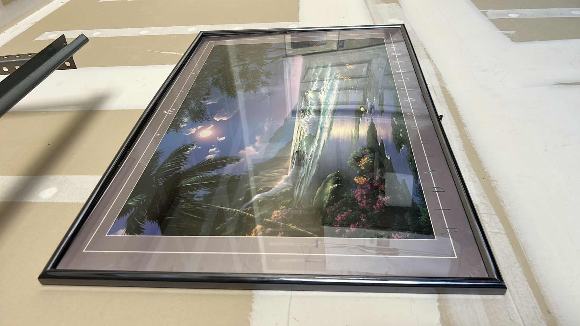 Photo 1 of FRAMED MIDNIGHT SPLENDOR ARTWORK 37” x 25”
