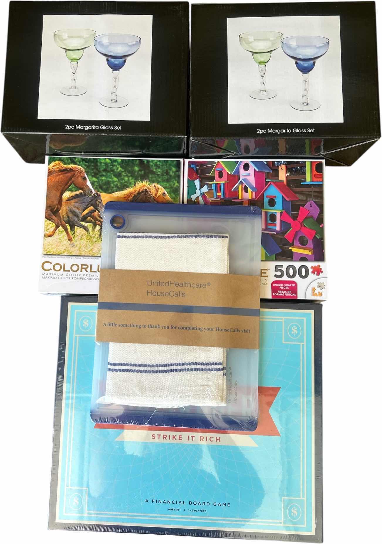 Photo 1 of NEW BOXED HOUSEHOLD ITEMS AND PUZZLES