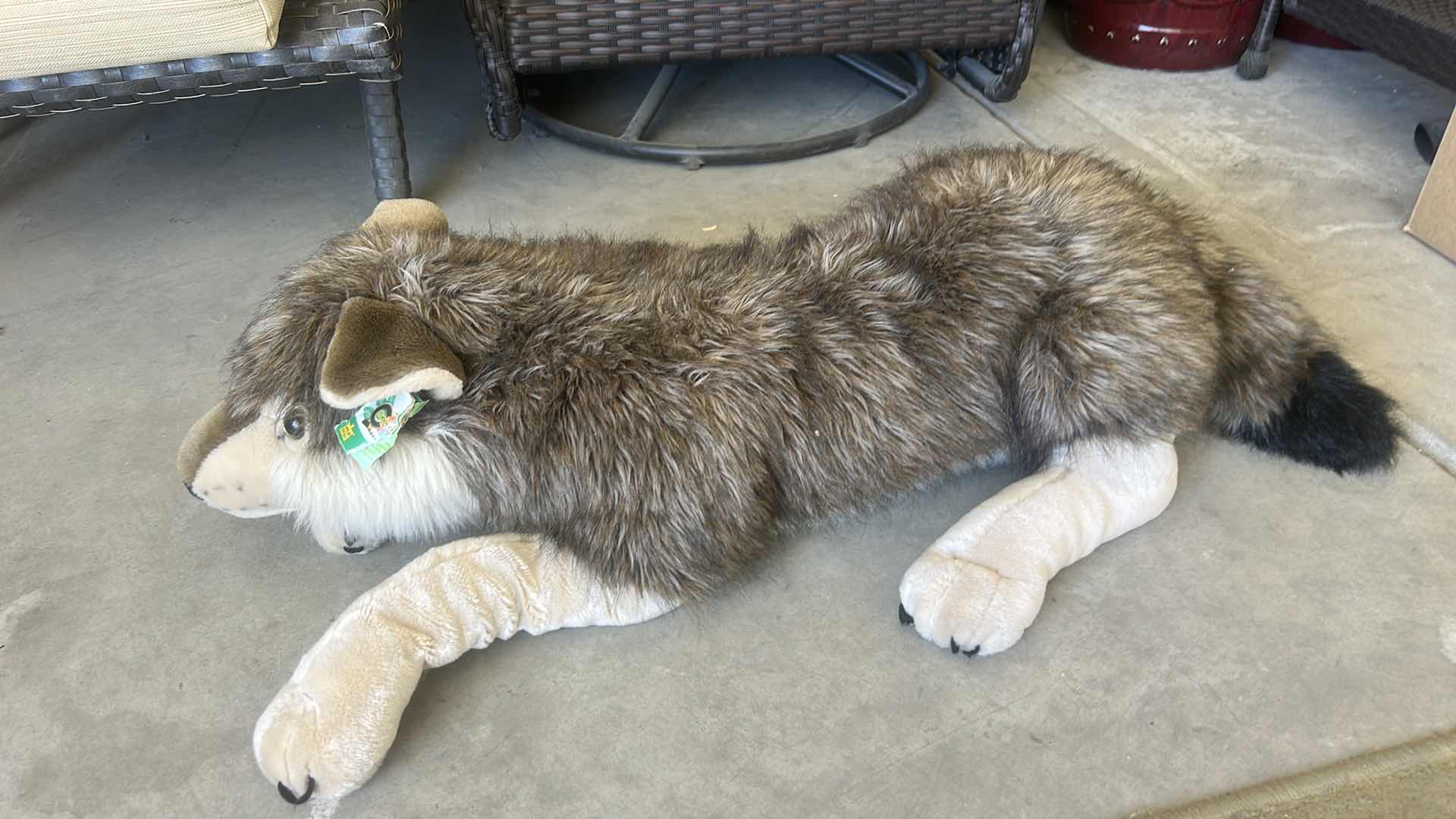 Photo 1 of LARGE WILD REPUBLIC WOLF STUFFED ANIMAL 40”