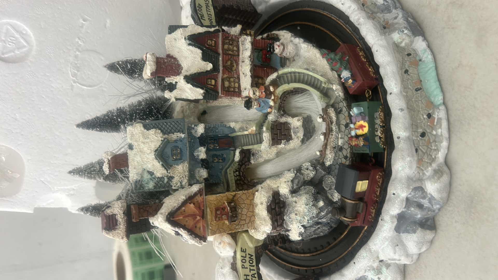 Photo 1 of NORTH POLE STATION CHRISTMAS DECOR 12” x 7”
