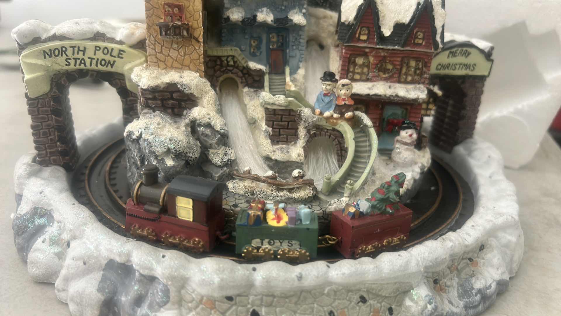 Photo 1 of NORTH POLE STATION CHRISTMAS DECOR 12” x 7”