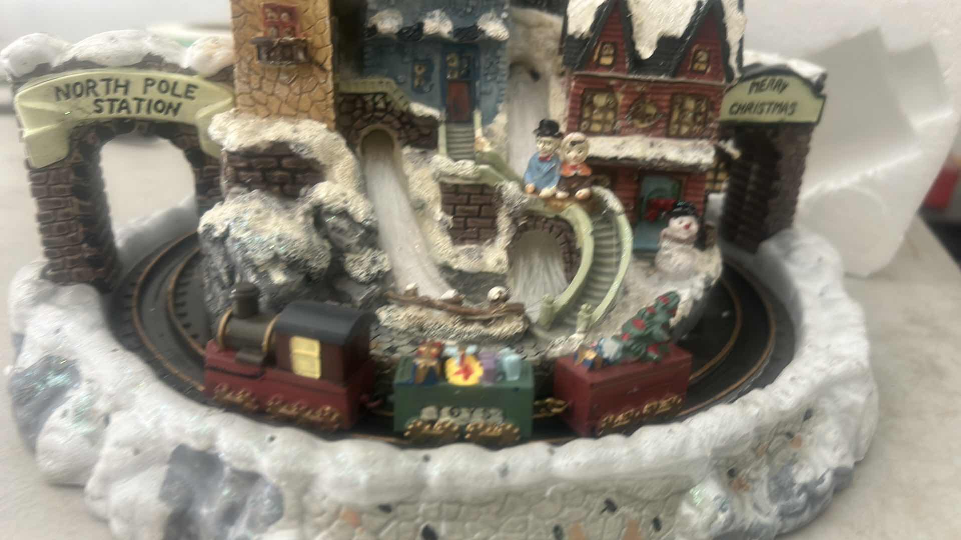 Photo 1 of NORTH POLE STATION CHRISTMAS DECOR 12” x 7”