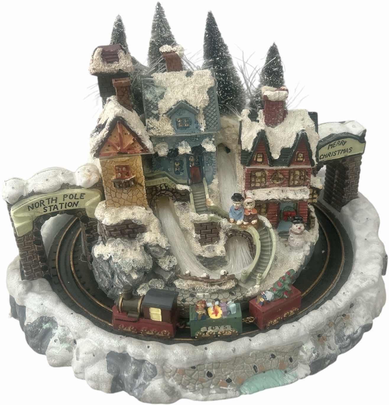 Photo 1 of NORTH POLE STATION CHRISTMAS DECOR 12” x 7”