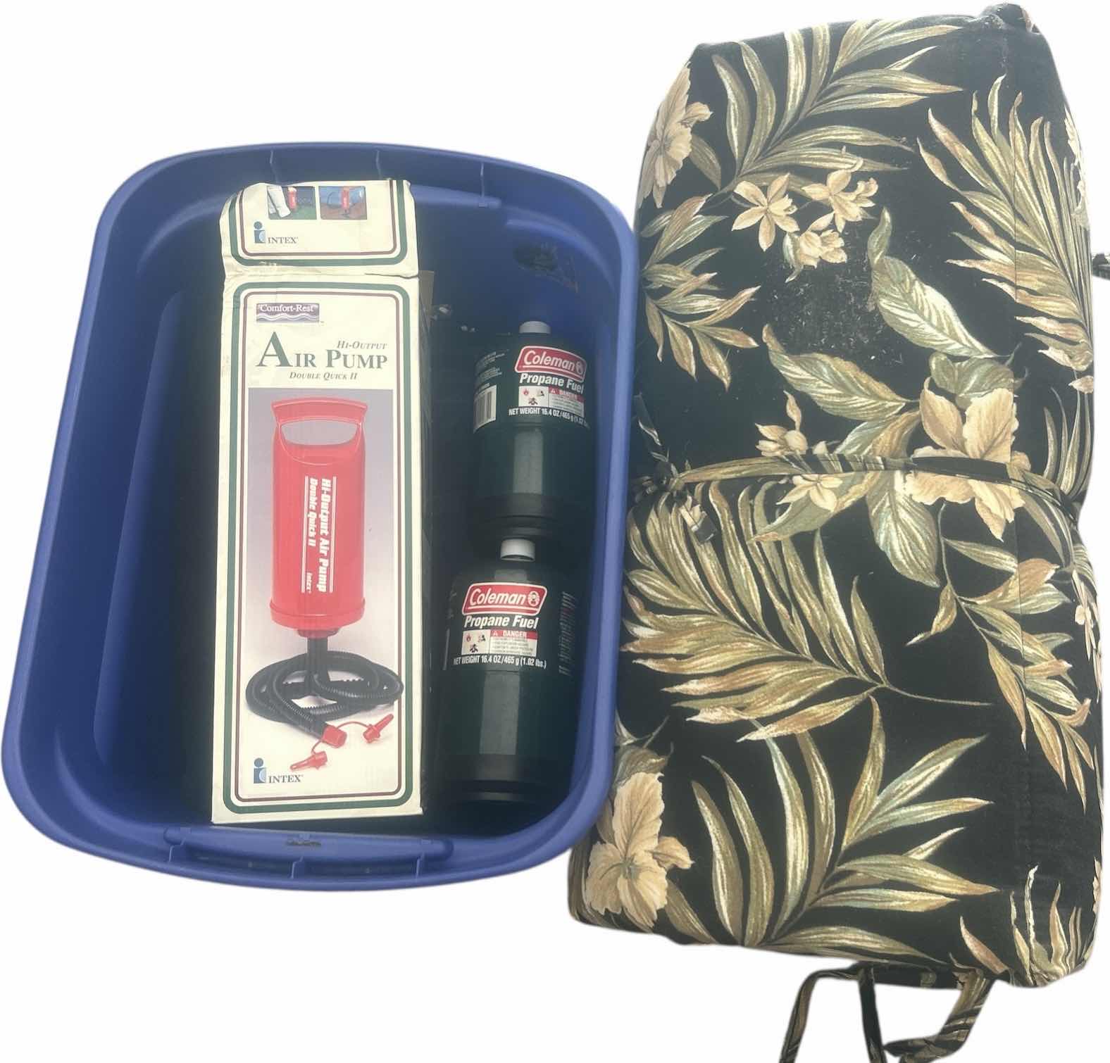 Photo 1 of TOTE - COLEMAN AIR PUMP, PROPANE MATTRESS AND PAD