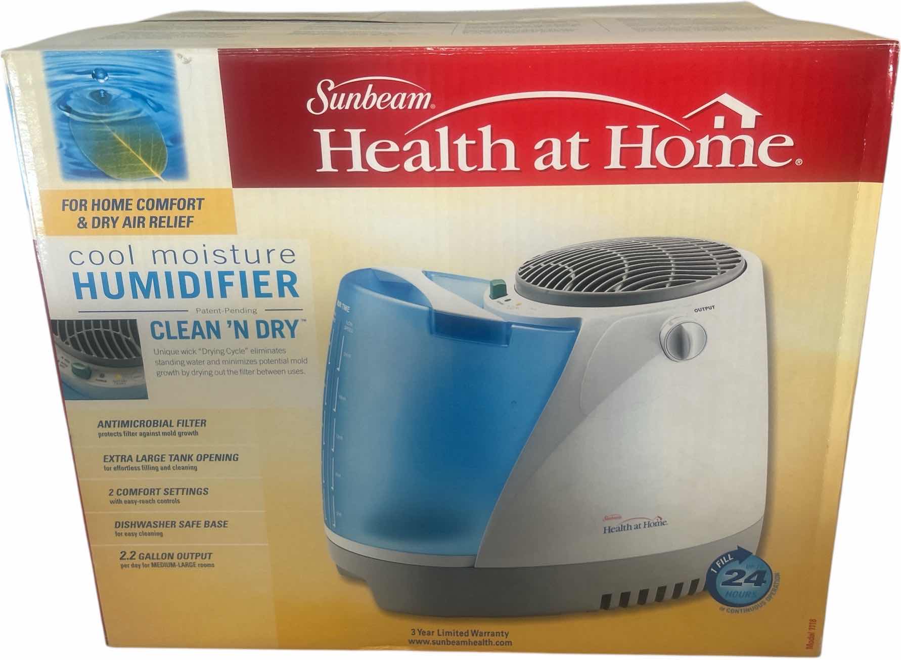 Photo 1 of NEW IN BOX - SUNBEAM COOL MOISTURIZE HUMIDIFIER