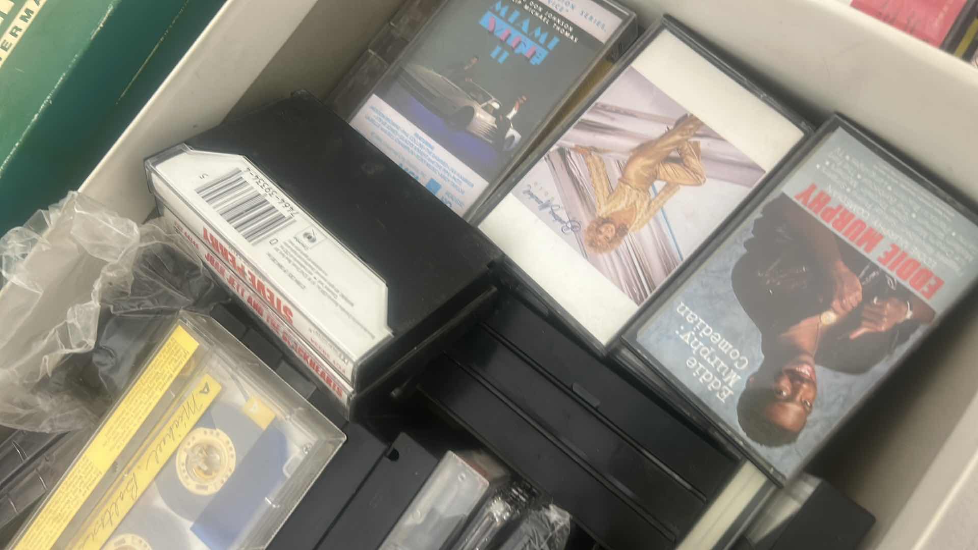 Photo 1 of BOX FULL OF CASSETTES