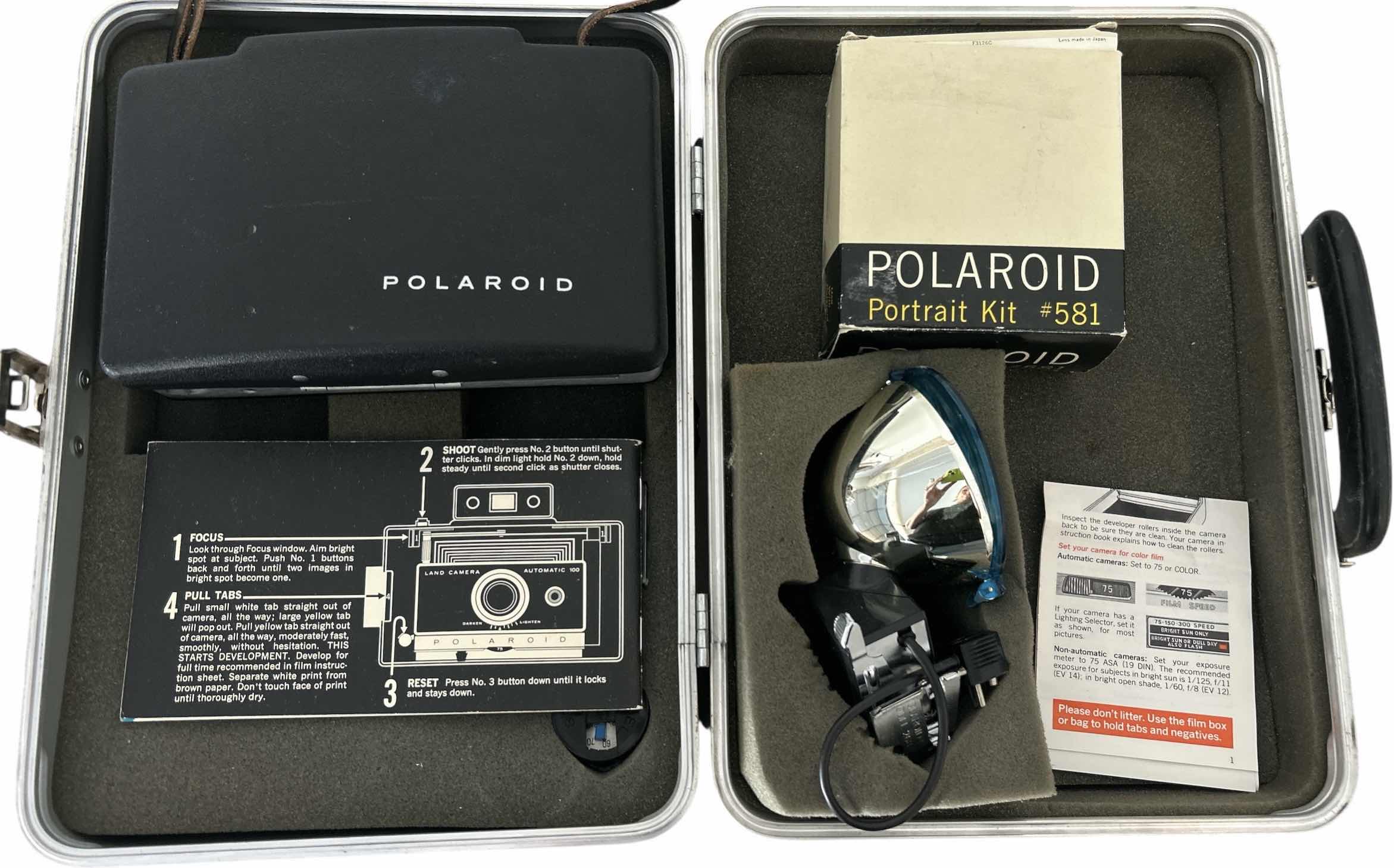 Photo 1 of VINTAGE POLAROID CAMERA IN CASE