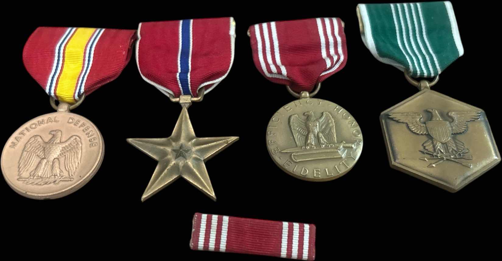 Photo 1 of MILITARY SERVICE METALS
