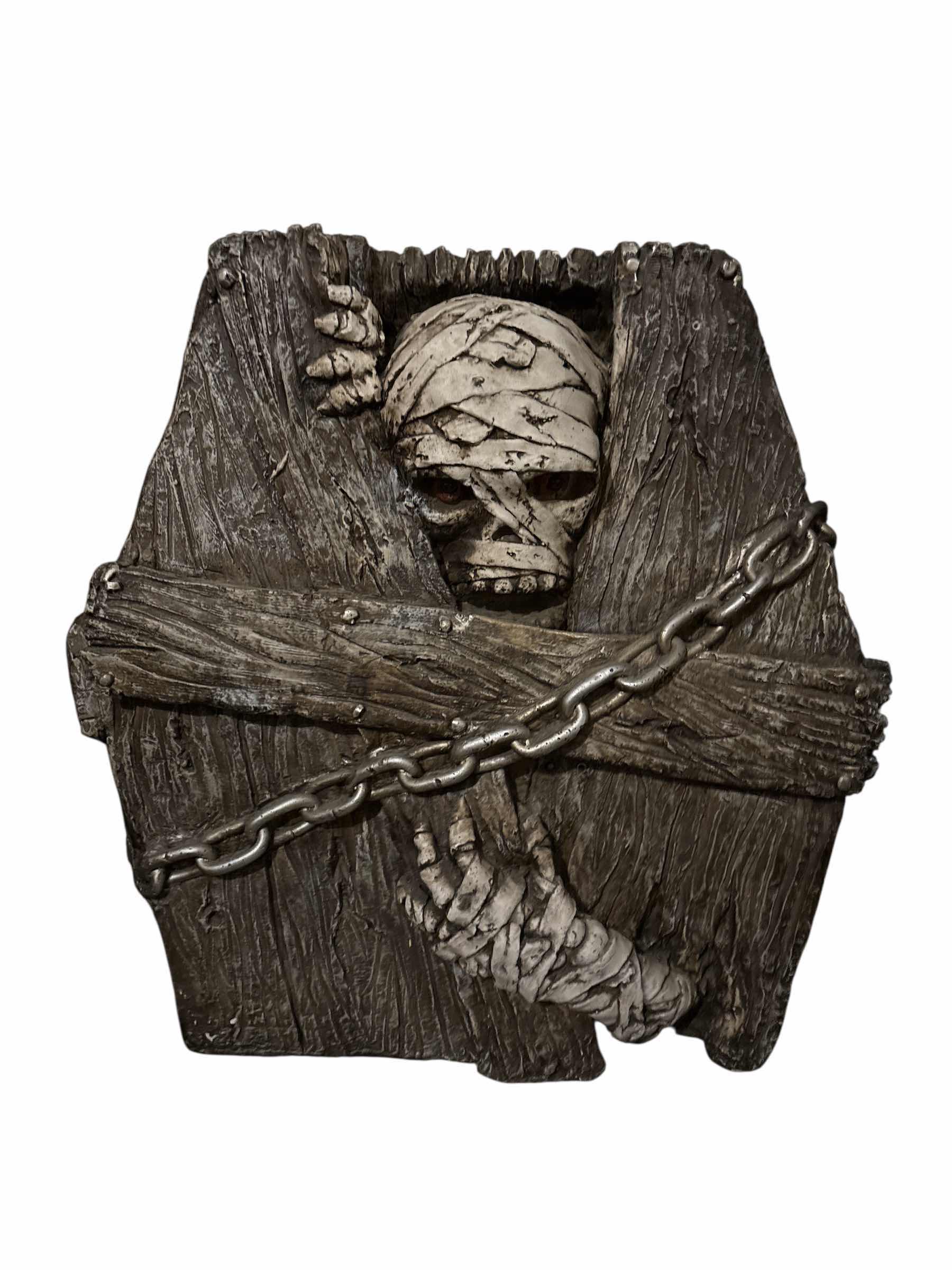 Photo 1 of MUMMY COFFIN YARD DECORATION 23”X18”X25”