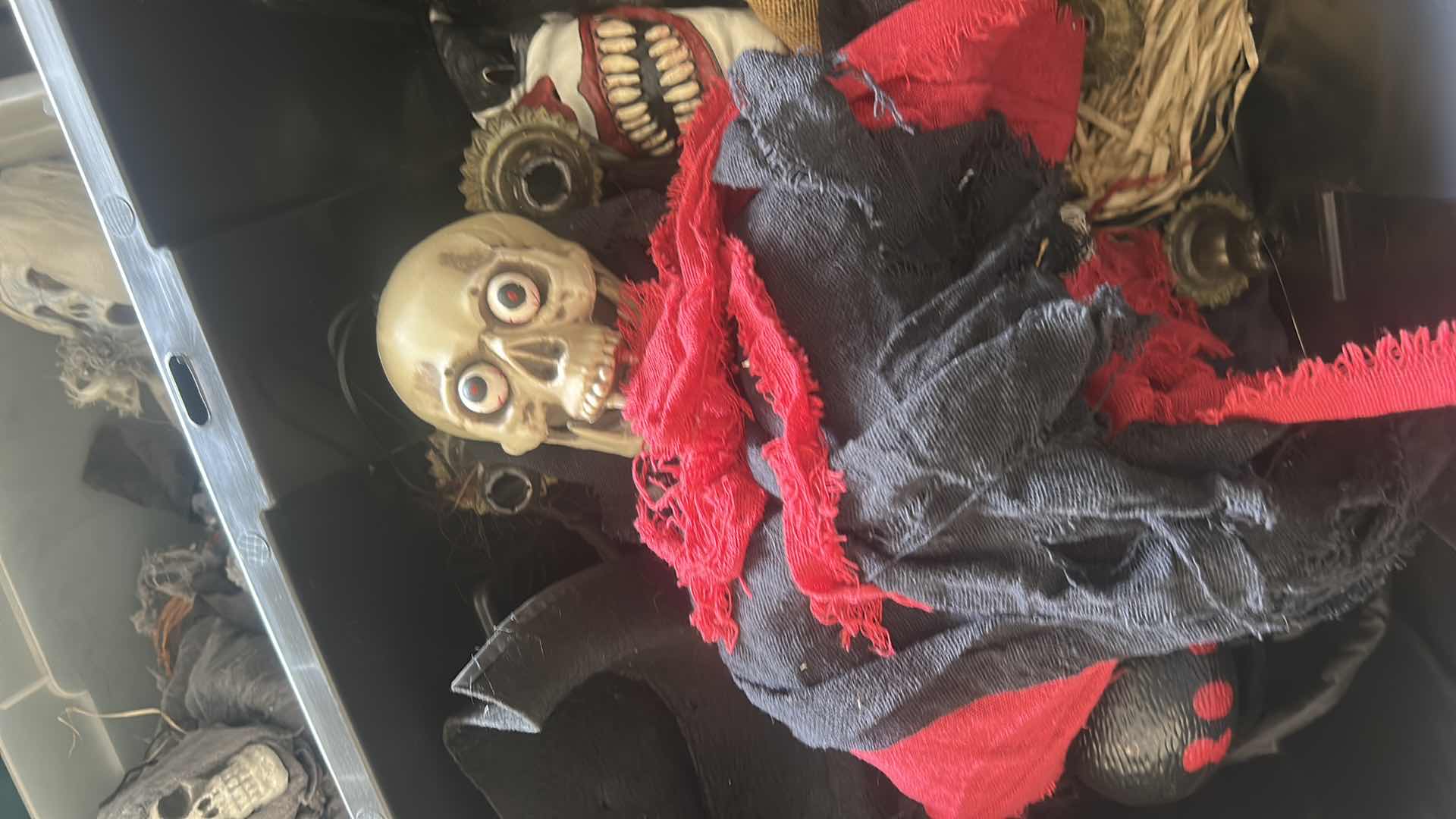 Photo 1 of TOTE- SCARY HALLOWEEN DECORATIONS