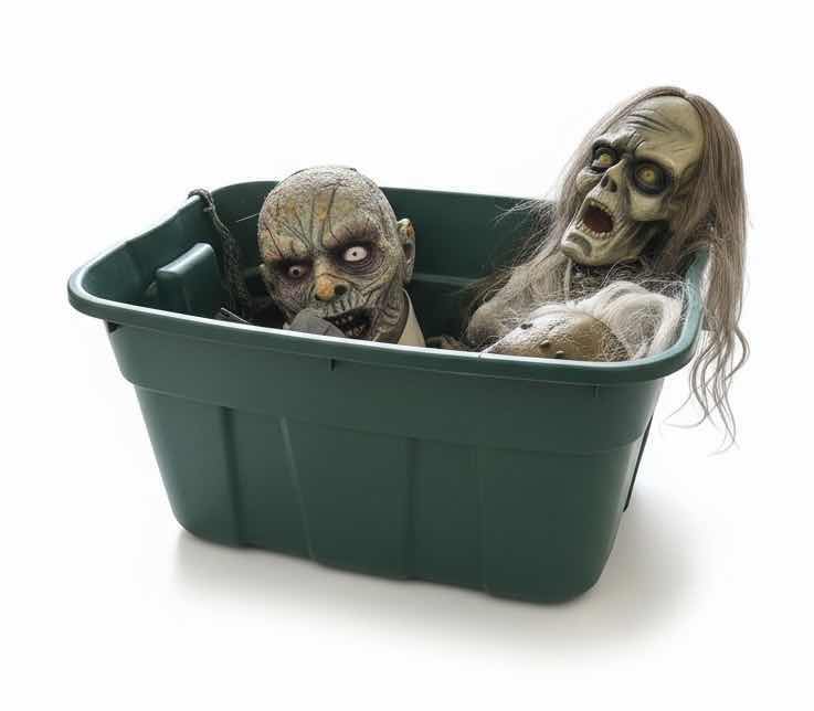 Photo 1 of TOTE- SCARY HALLOWEEN DECORATIONS