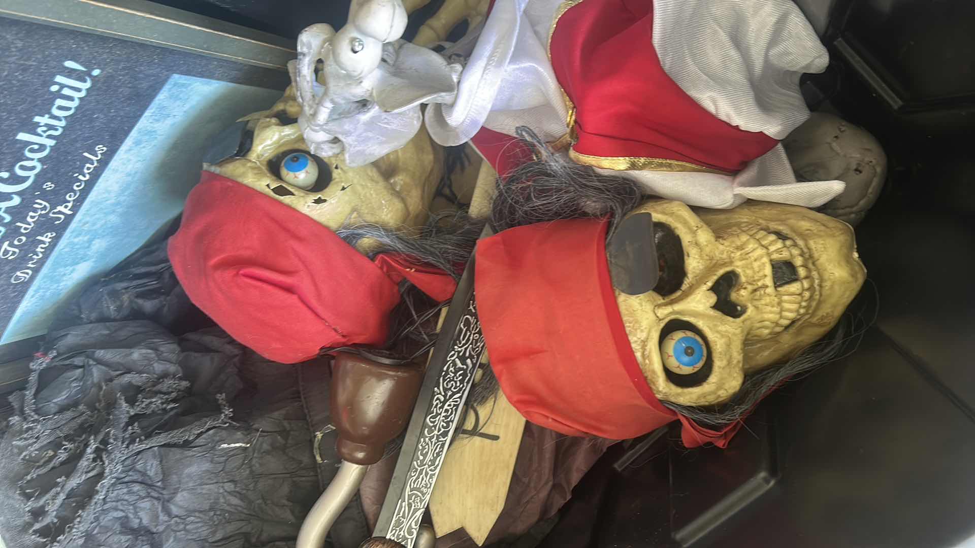 Photo 1 of TOTE- SCARY HALLOWEEN DECORATIONS
