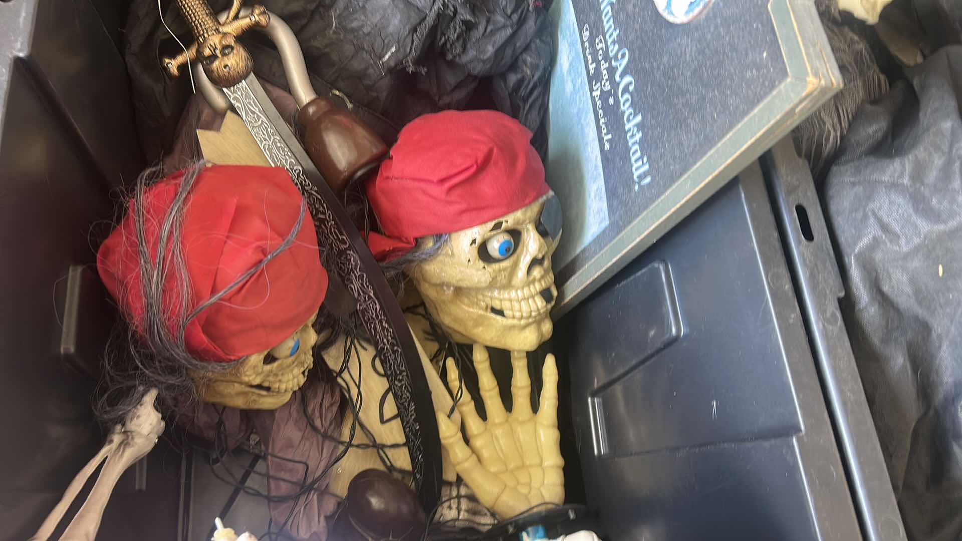 Photo 1 of TOTE- SCARY HALLOWEEN DECORATIONS