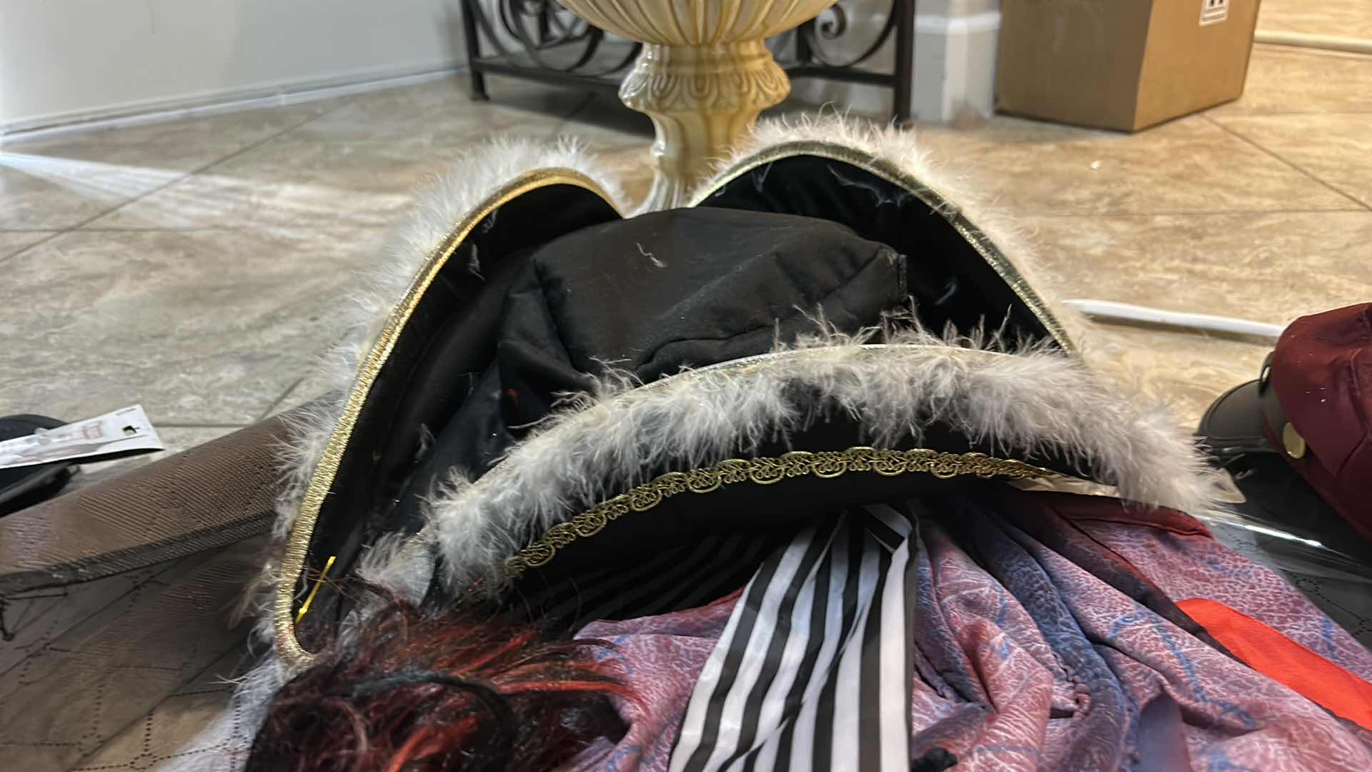 Photo 1 of ZIP UP GARMENT BAG WITH HALLOWEEN COSTUMES AND ACCESSORIES