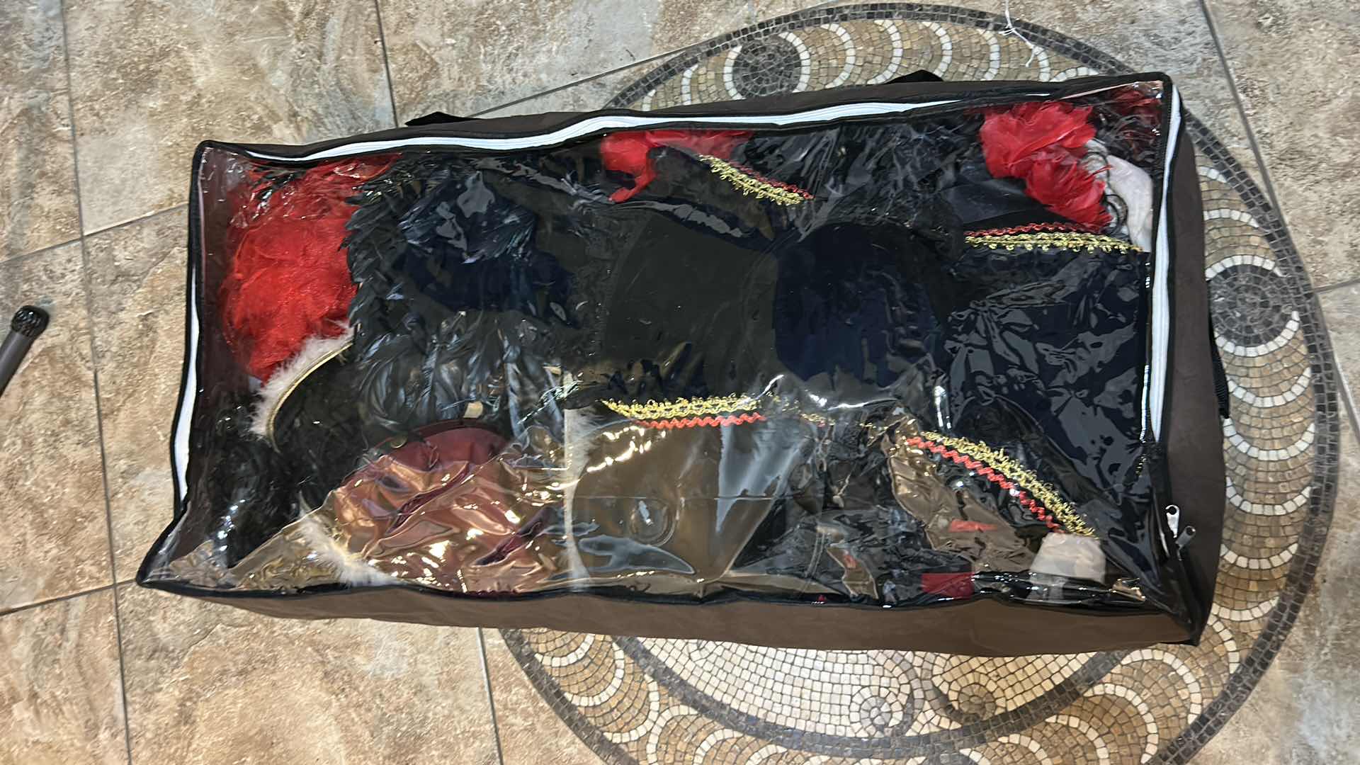 Photo 1 of ZIP UP GARMENT BAG WITH HALLOWEEN COSTUMES AND ACCESSORIES