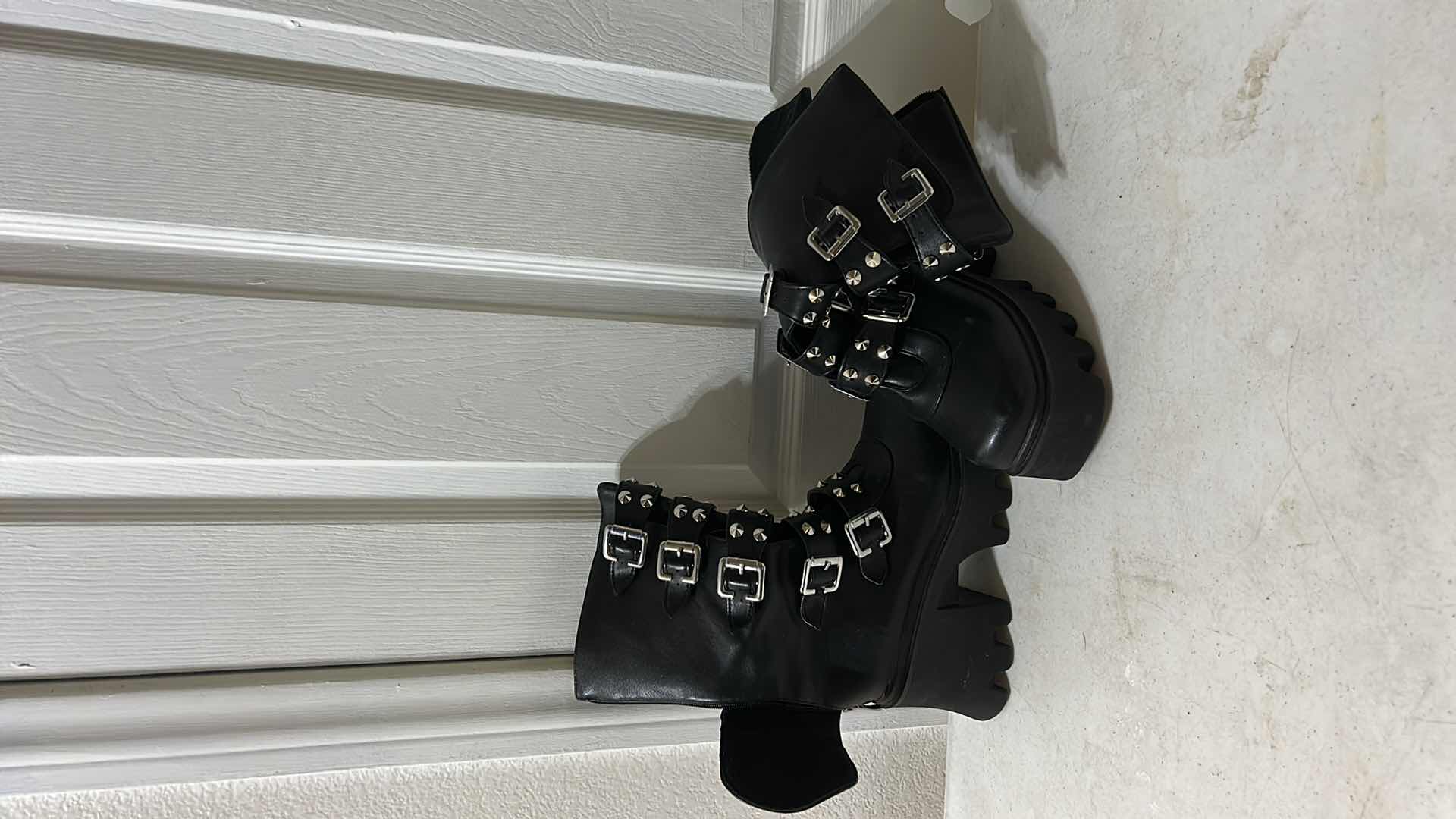 Photo 1 of WOMENS SPARKLY BOOTS  & BLACK BOOTS FOR HALLOWEEN OR ANYWAY