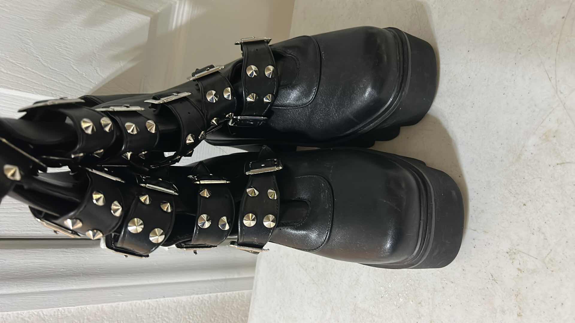 Photo 1 of WOMENS SPARKLY BOOTS  & BLACK BOOTS FOR HALLOWEEN OR ANYWAY