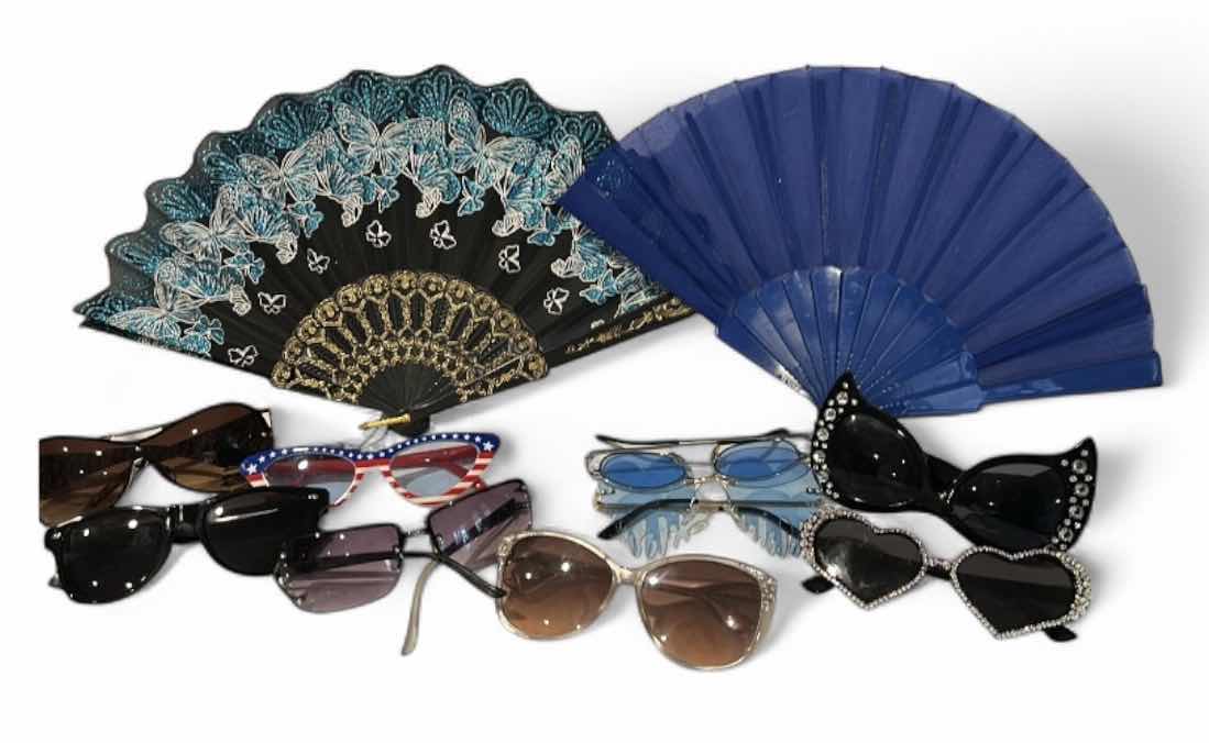 Photo 1 of WOMENS GLASSES/SUNGLASSES & FOLDING FANS - HALLOWEEN OR ANYTIME