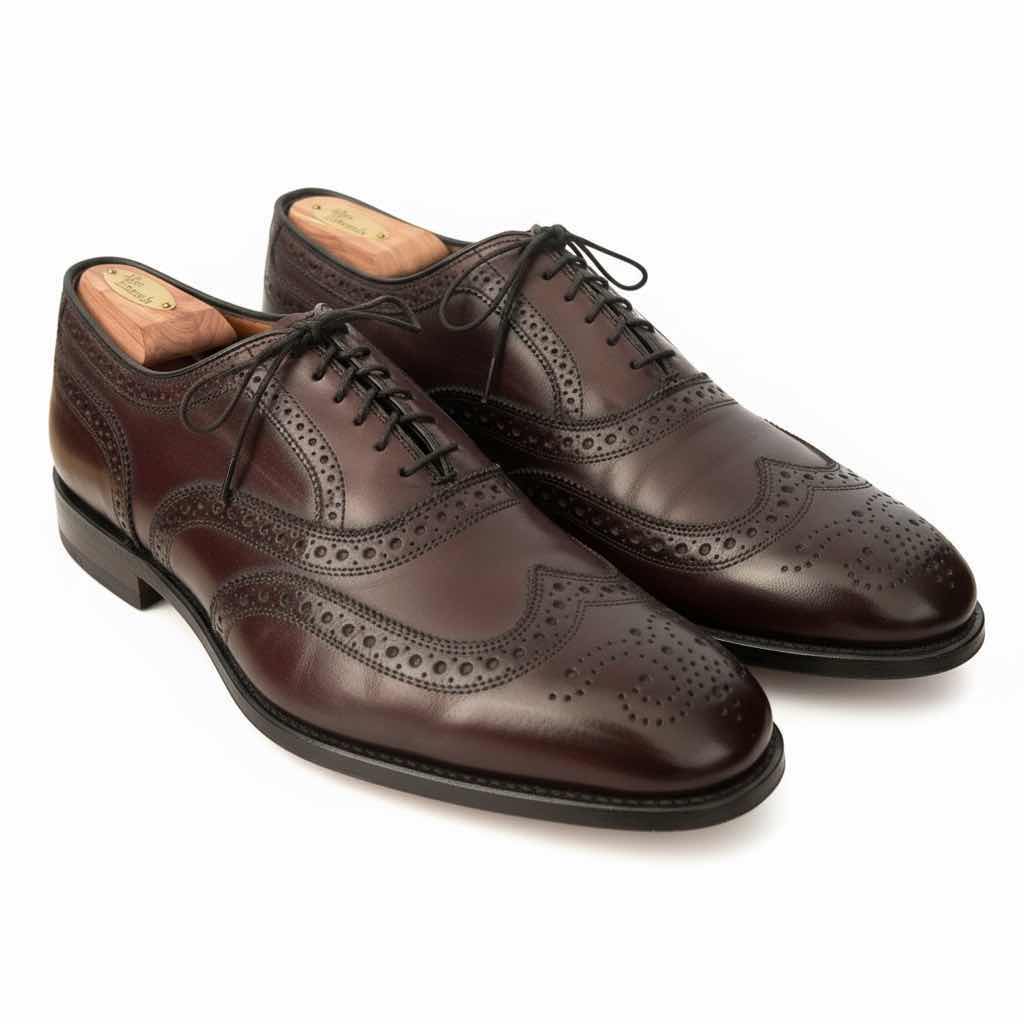 Photo 1 of MENS ALLEN EDMONDS MCALLISTER
 MERLOT LEATHER SHOES SIZE 11 D 