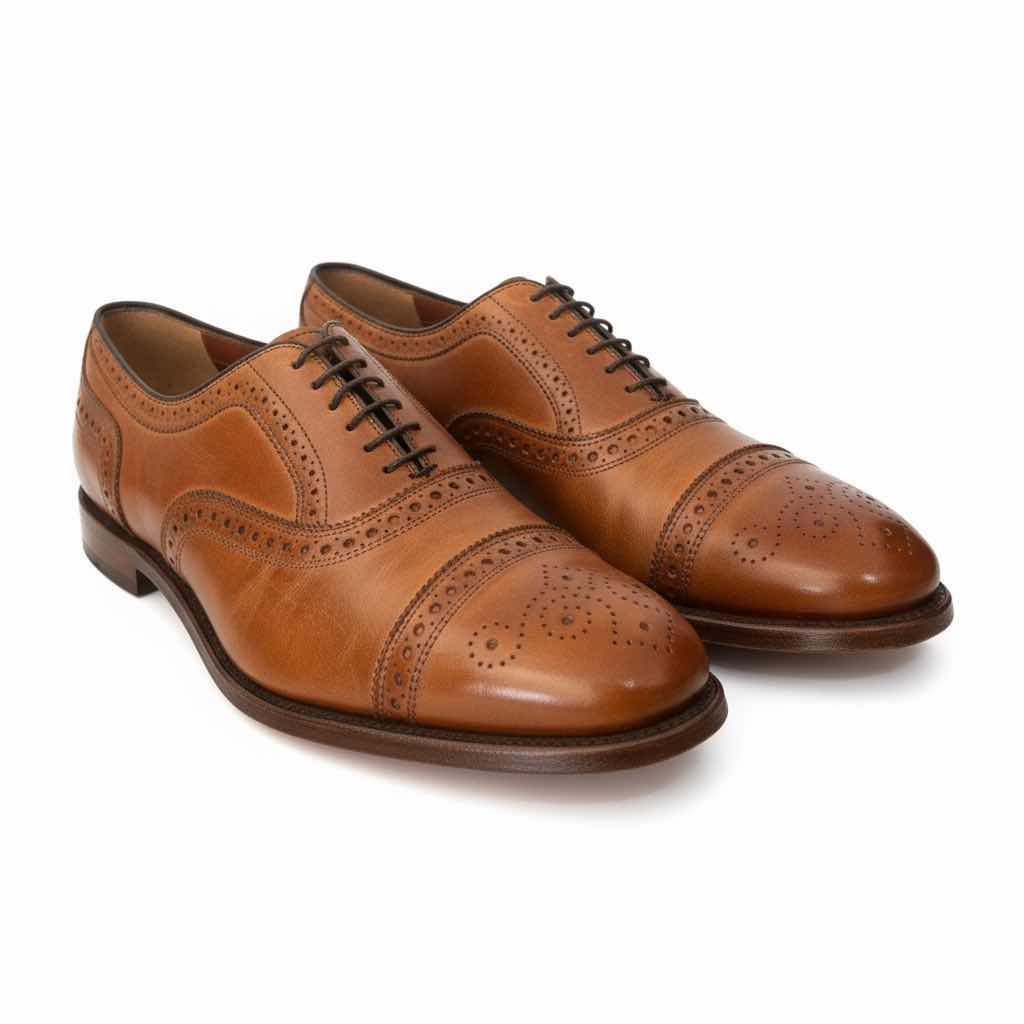 Photo 1 of MENS ALLEN EDMONDS STRAND WALNUT  LEATHER SHOES SIZE 11 D