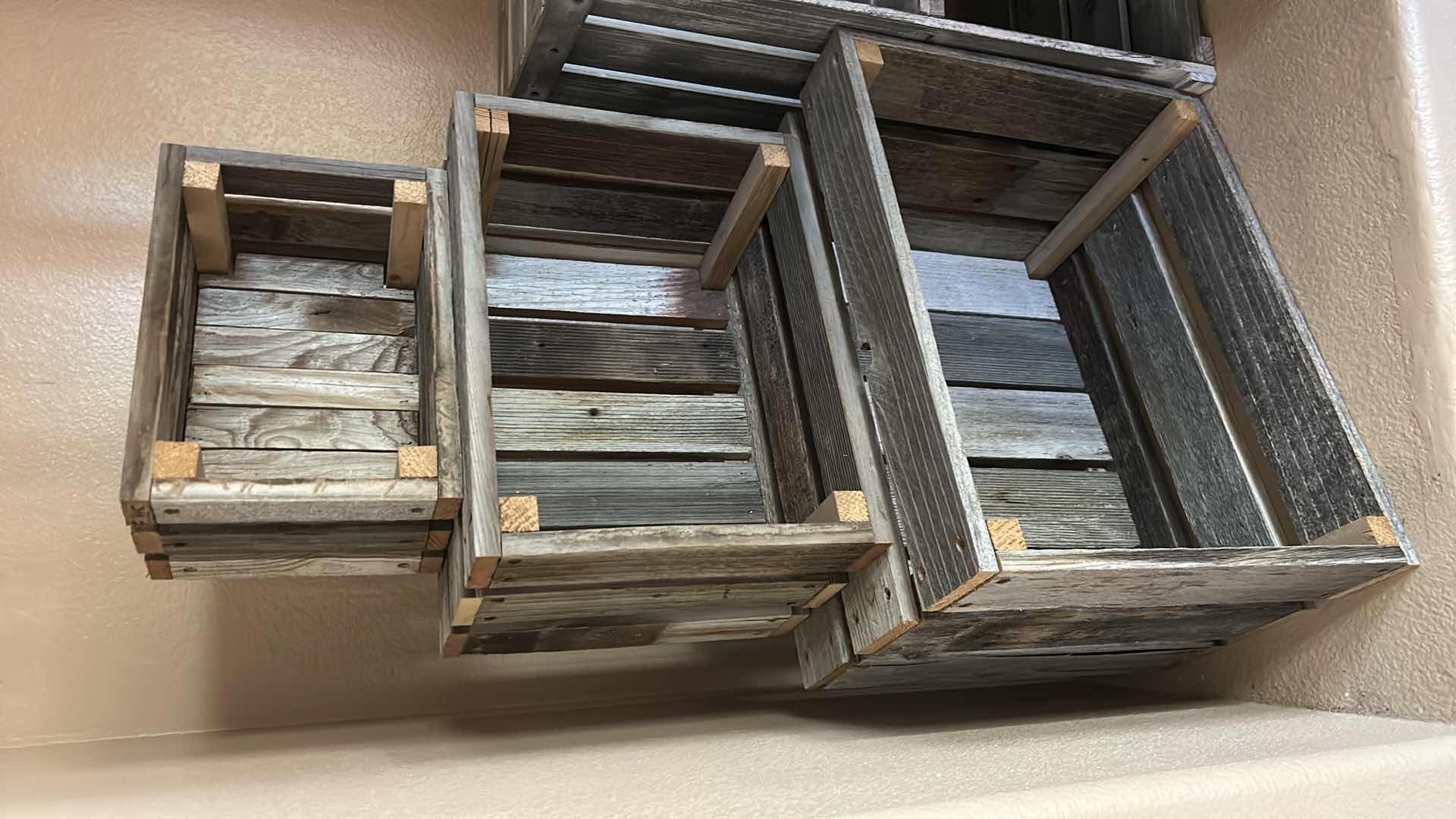 Photo 1 of 3 WOOD CRATES (LARGEST 20” x 16” x H12”)