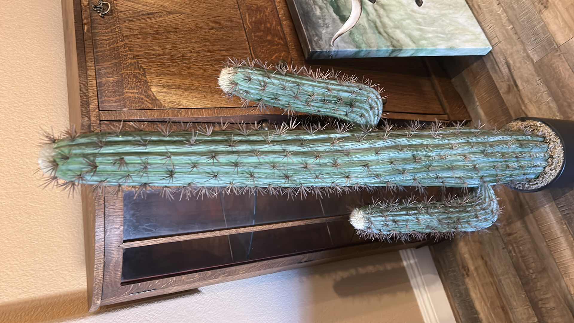 Photo 1 of ARIFICIAL SAGUARO CACTUS H48”
