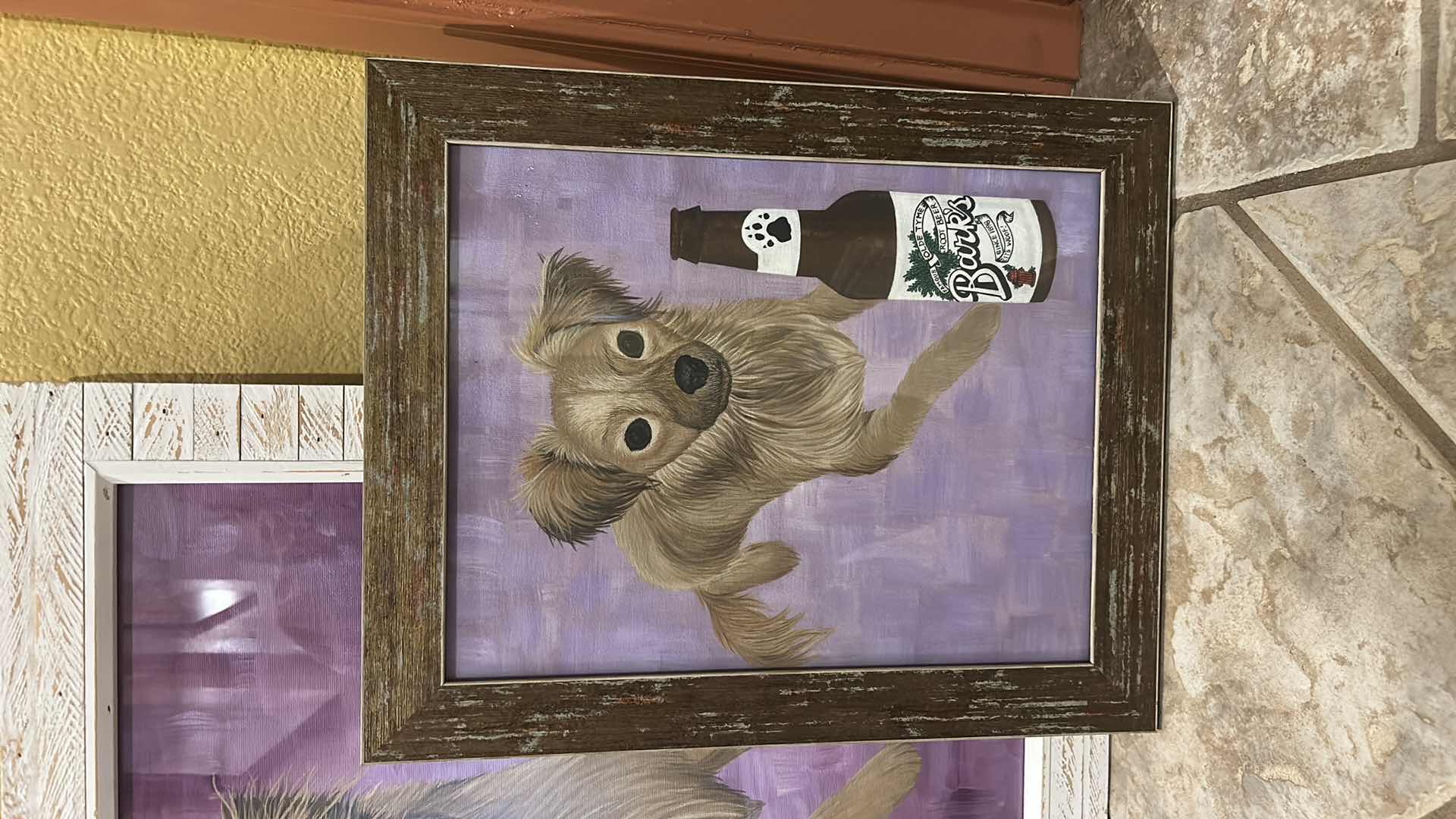 Photo 1 of 7 PC DOG LOVERS ARTWORK (LARGEST 19” X H23”)