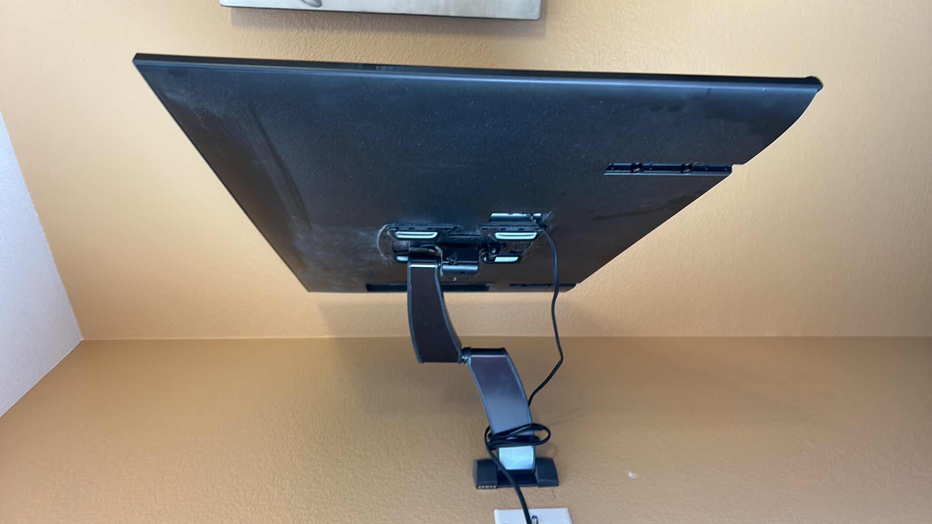 Photo 1 of 43” SAMSUNG TV MODEL NO. : QN43C160CAF WITH MOUNT & REMOTE