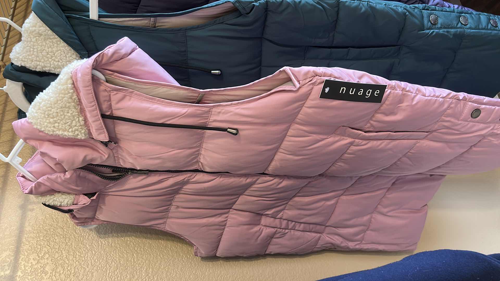 Photo 1 of 3 WOMENS HOODED PUFFER VESTS ( 2 NEW WITH TAGS)