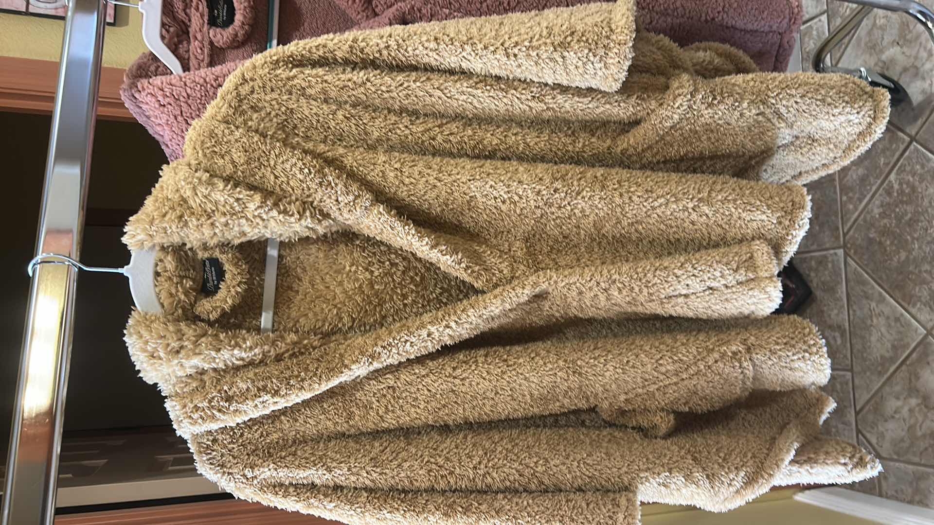 Photo 1 of 2 WOMENS BUMBLEBELLA SOFT OUTERWEAR (1 HAS BRIDESMAID EMBROIDERY ON BACK) SIZED XXS BUT LOOKS LARGER MORE LIKE A MED